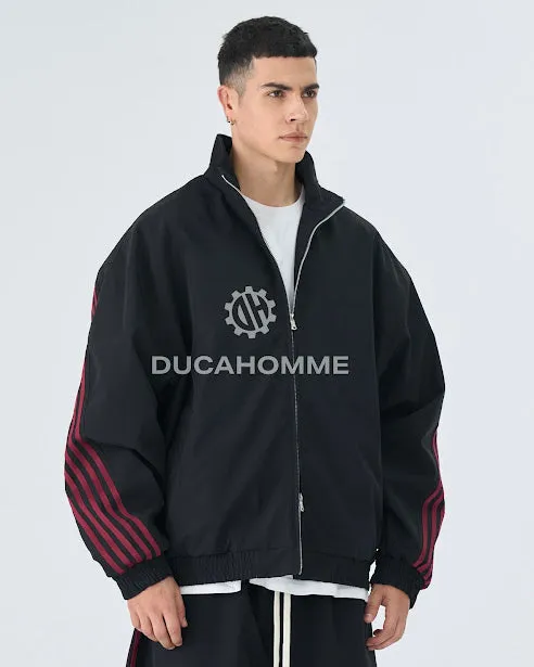 Sottosopra Duca Homme AN838329G felpa tecnica nera bordeaux M