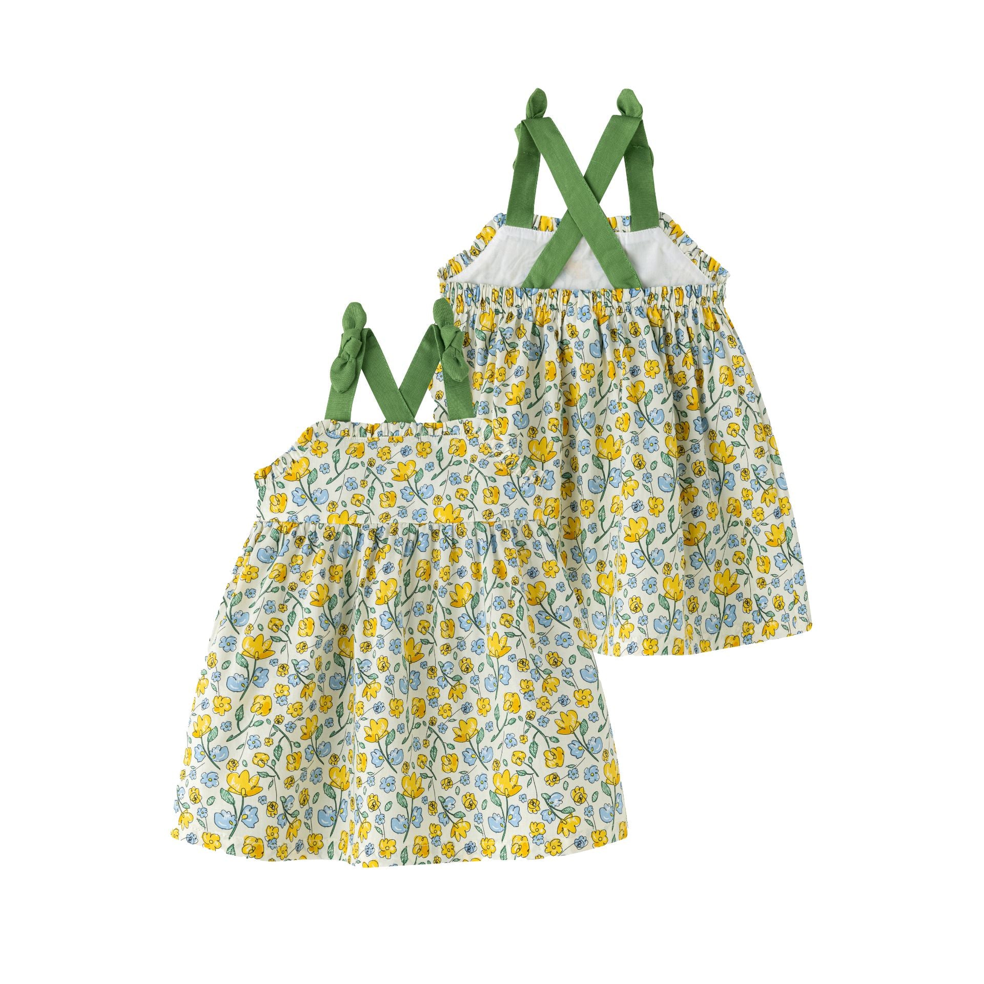 Kocarcia Kokarcia Vestito Fiorellini Bimba Cotone Estate