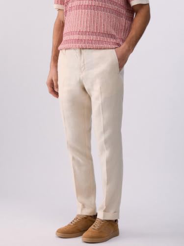 Liu Jo Pantaloni 100% Lino Uomo Taglia 44
