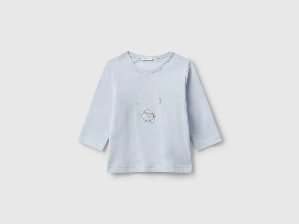 United Colors of Benetton T-Shirt Stampa Cotone Organico 50