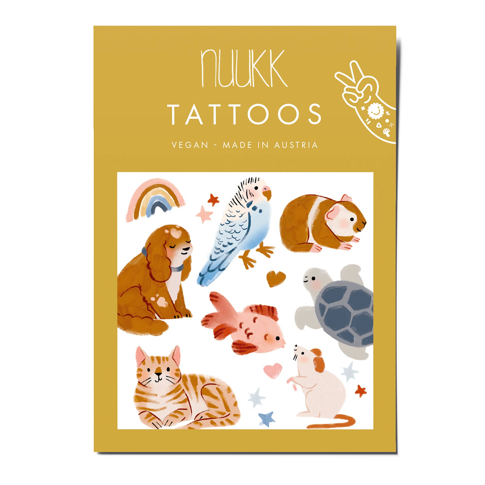 Nuuk Tatuaggi Temporanei Pets Animali Delicati Bambini
