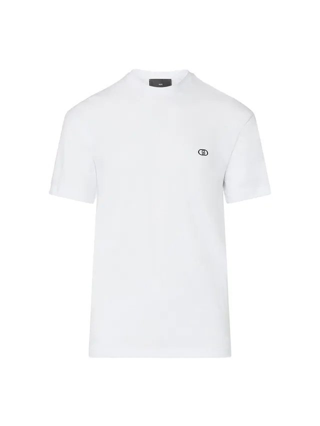 Liu Jo Baby Logo Stampato T-Shirt Blu Scuro Cotone