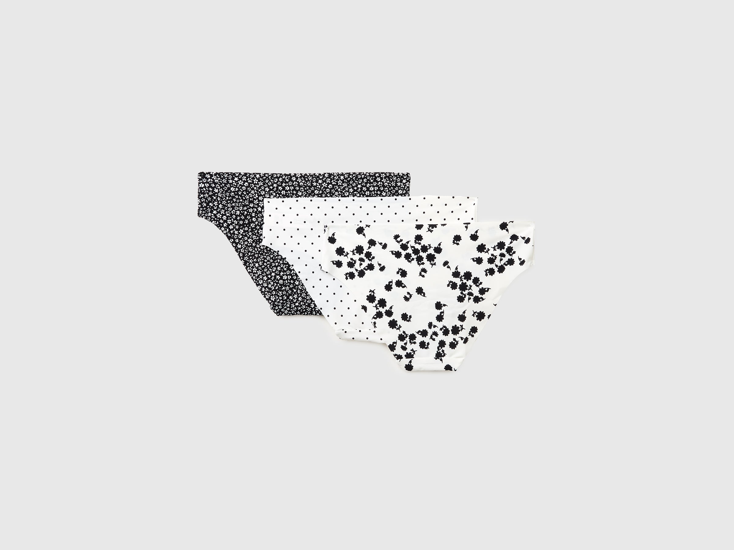 United Colors of Benetton Underwear Slip 30YB1S02Y Fantasia 3 Pezzi