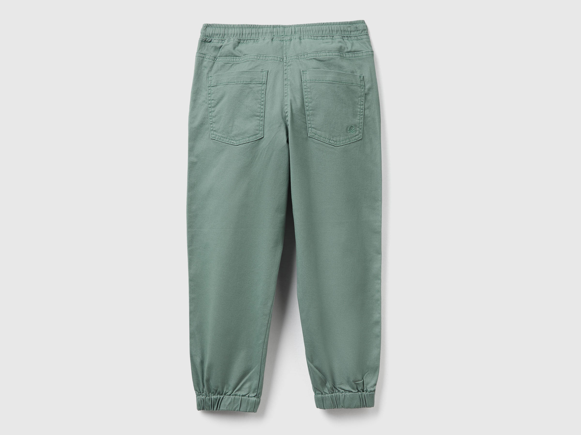 United Colors of Benetton Joggers cotone elasticizzato con coulisse