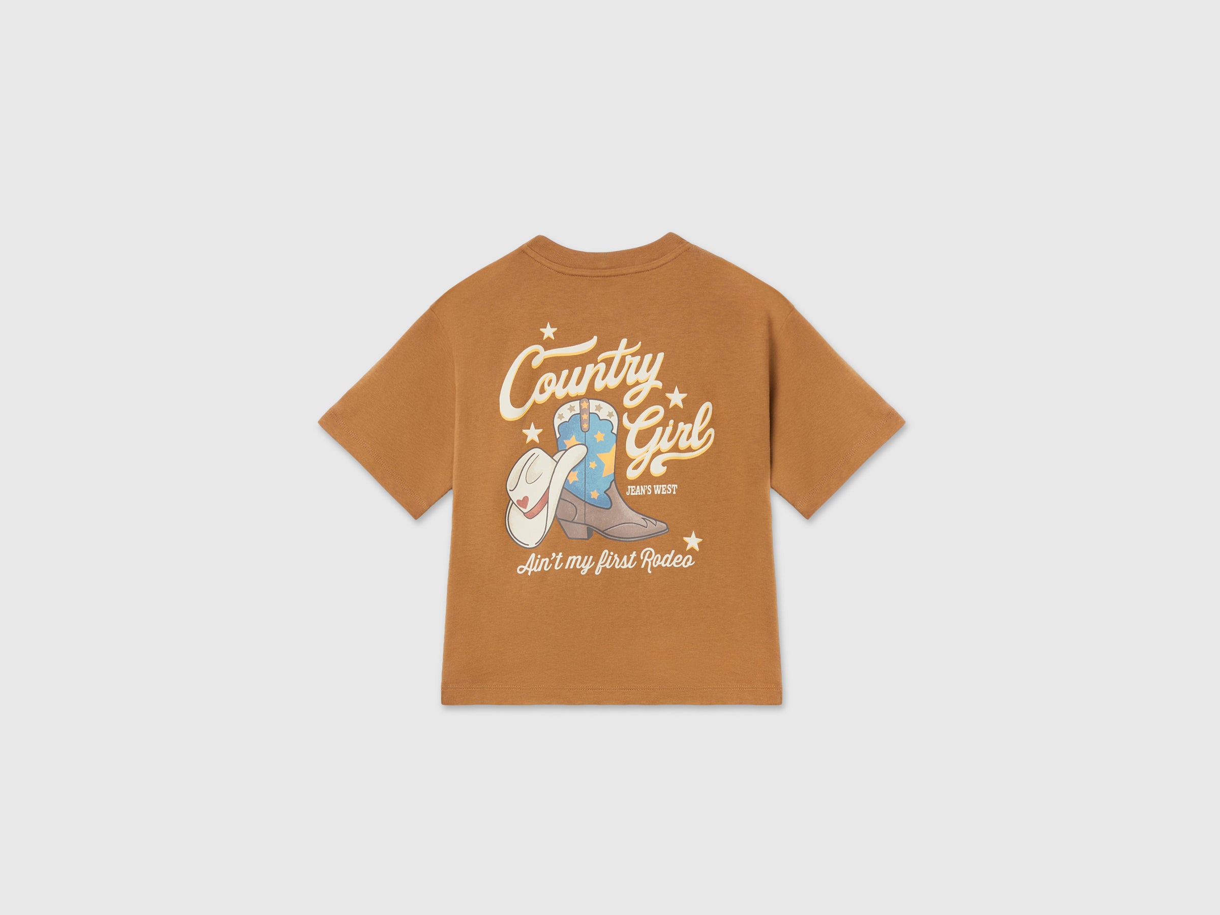 United Colors of Benetton T-Shirts Tops Western print maglietta cotone