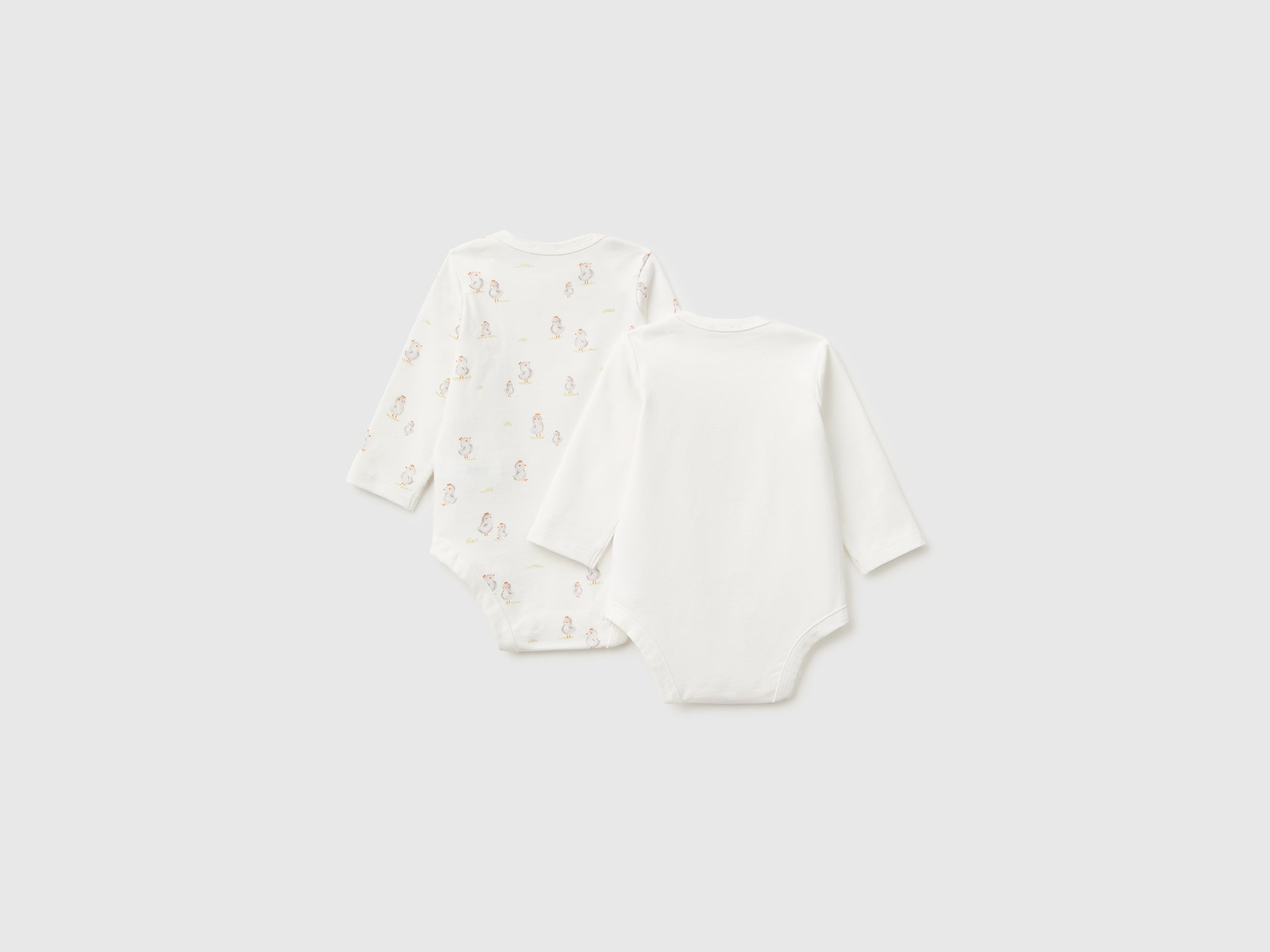 United Colors of Benetton Bodysuits Body Cotone Bio 2 Pezzi Neonato
