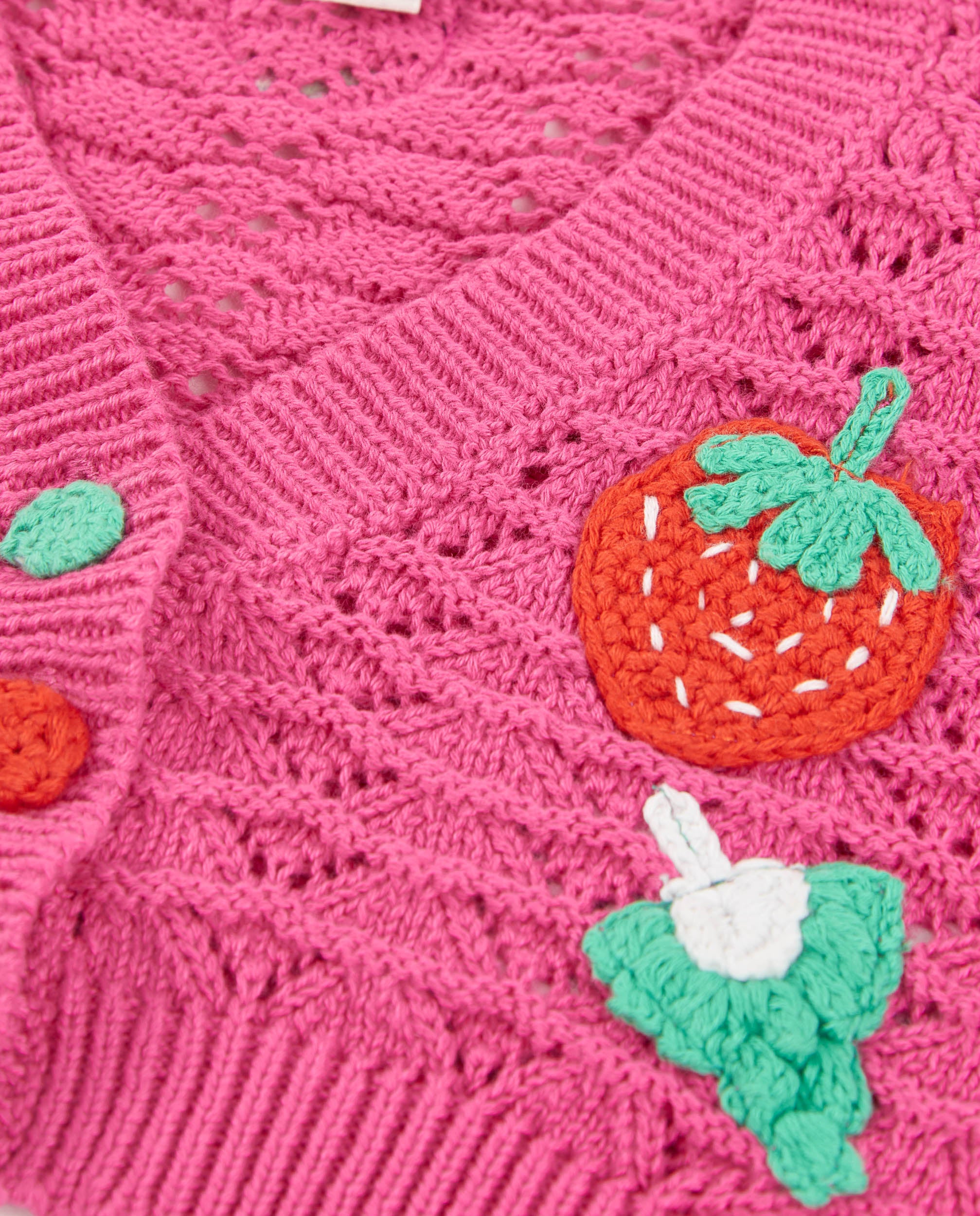 TucTuc Maglioni giacca frutta cardigan rosa
