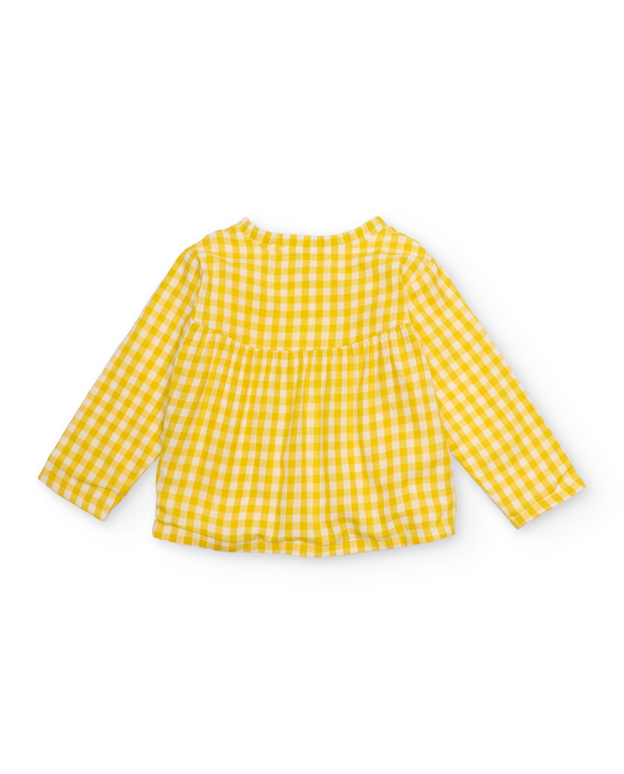 TucTuc Completi Completo 3 Pezzi Vichy Giallo Neonata