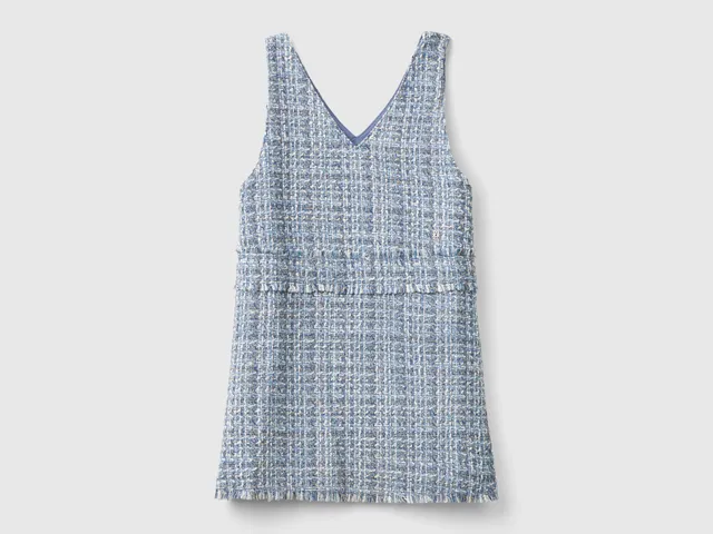 United Colors of Benetton Dresses vestito tweed bouclé taglia M