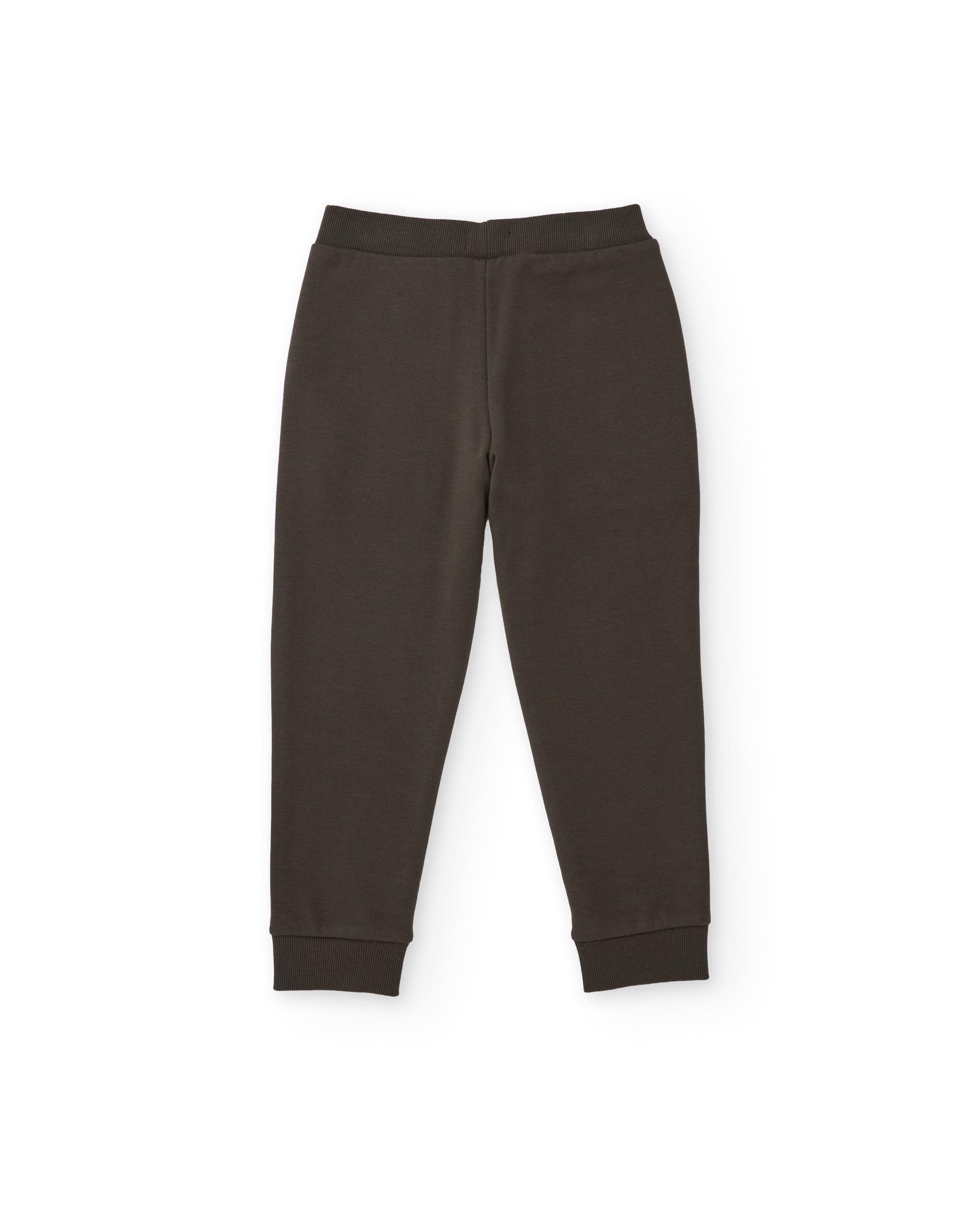 TucTuc Pantaloni tuta felpa marrone 4A sportivi bambino
