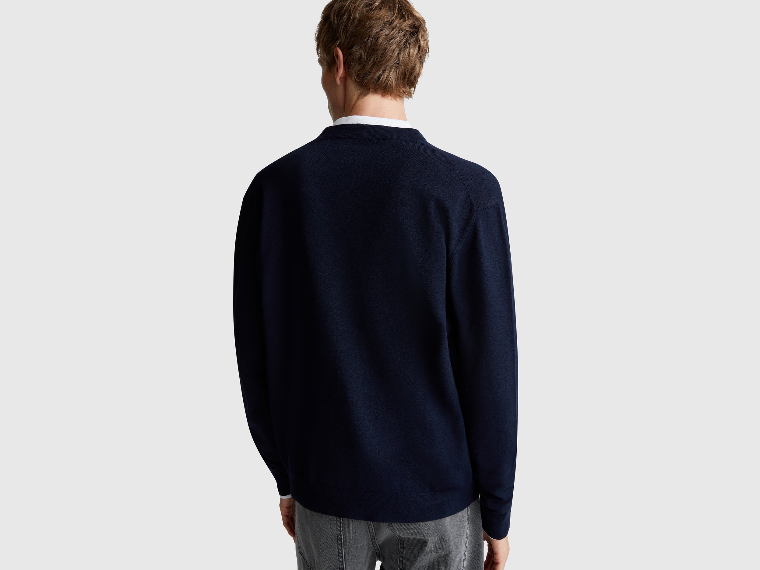 United Colors of Benetton Cardigan Viscosa Scollo V 110XU601I