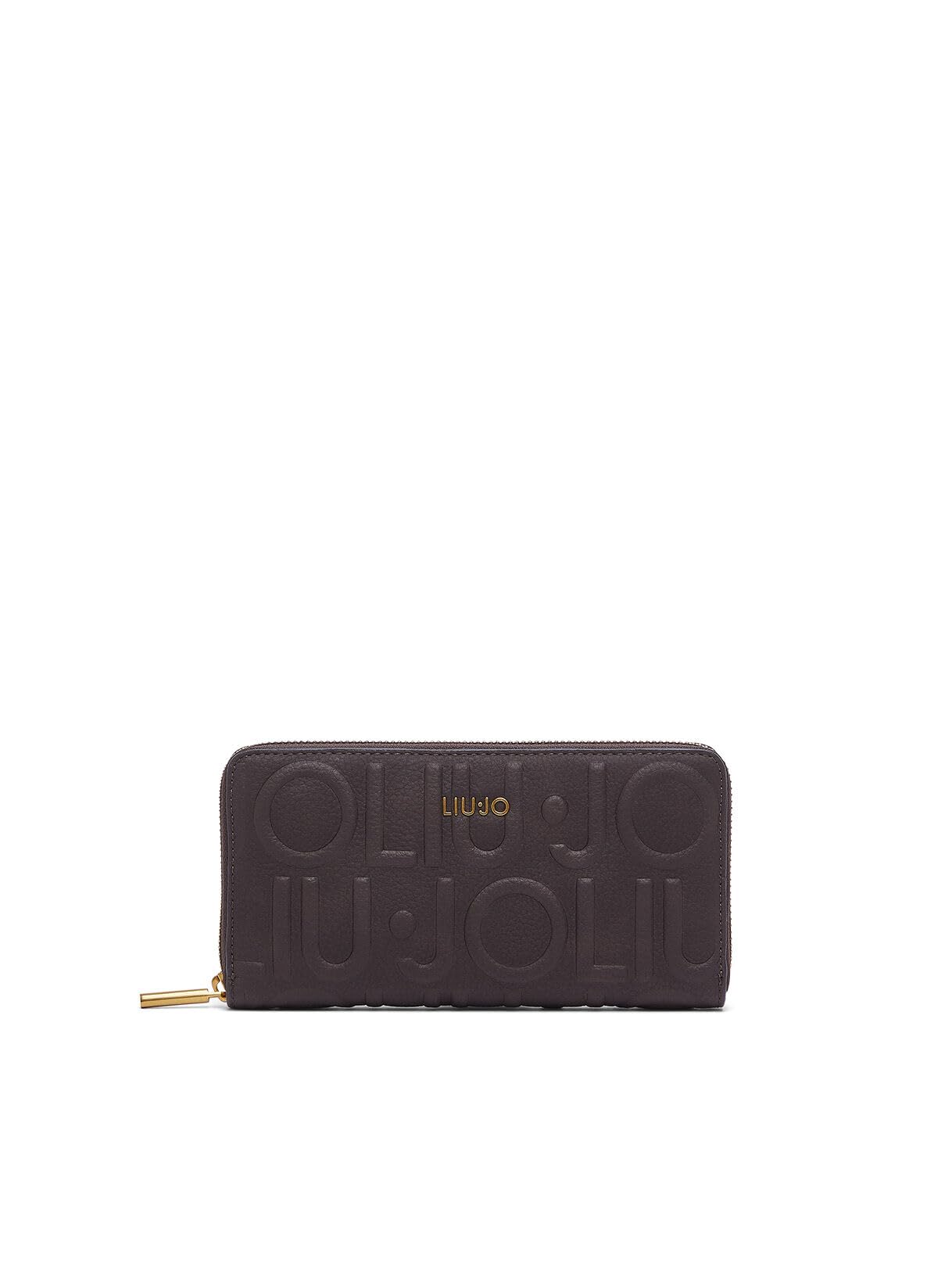 Liu Jo Portafoglio Grande Logo Zip Nero