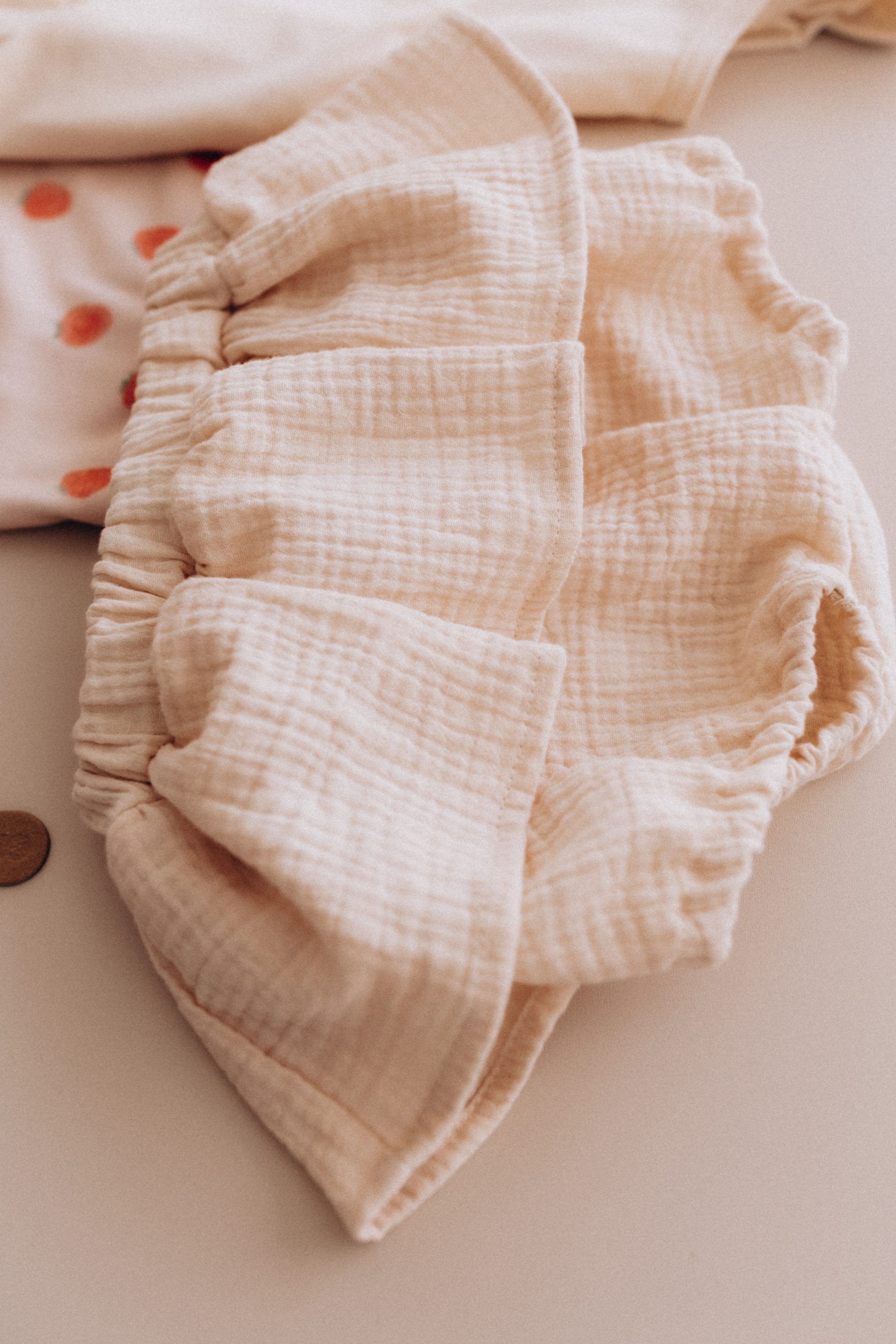 Woolly Organic Muslin Bloomers culotte neonata mussolina bio