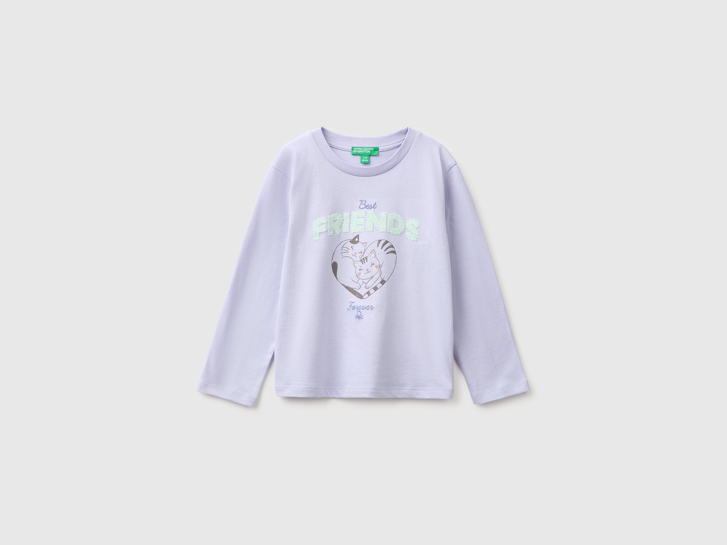 United Colors of Benetton T-Shirts T-shirt cotone organico ricamata 104