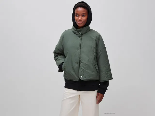 United Colors of Benetton Piumino Double Face Giacca Nylon M