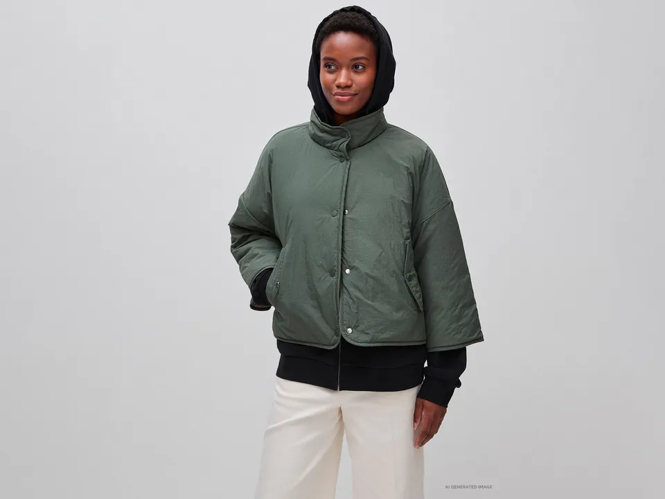 United Colors of Benetton Piumino Double Face Giacca Nylon M