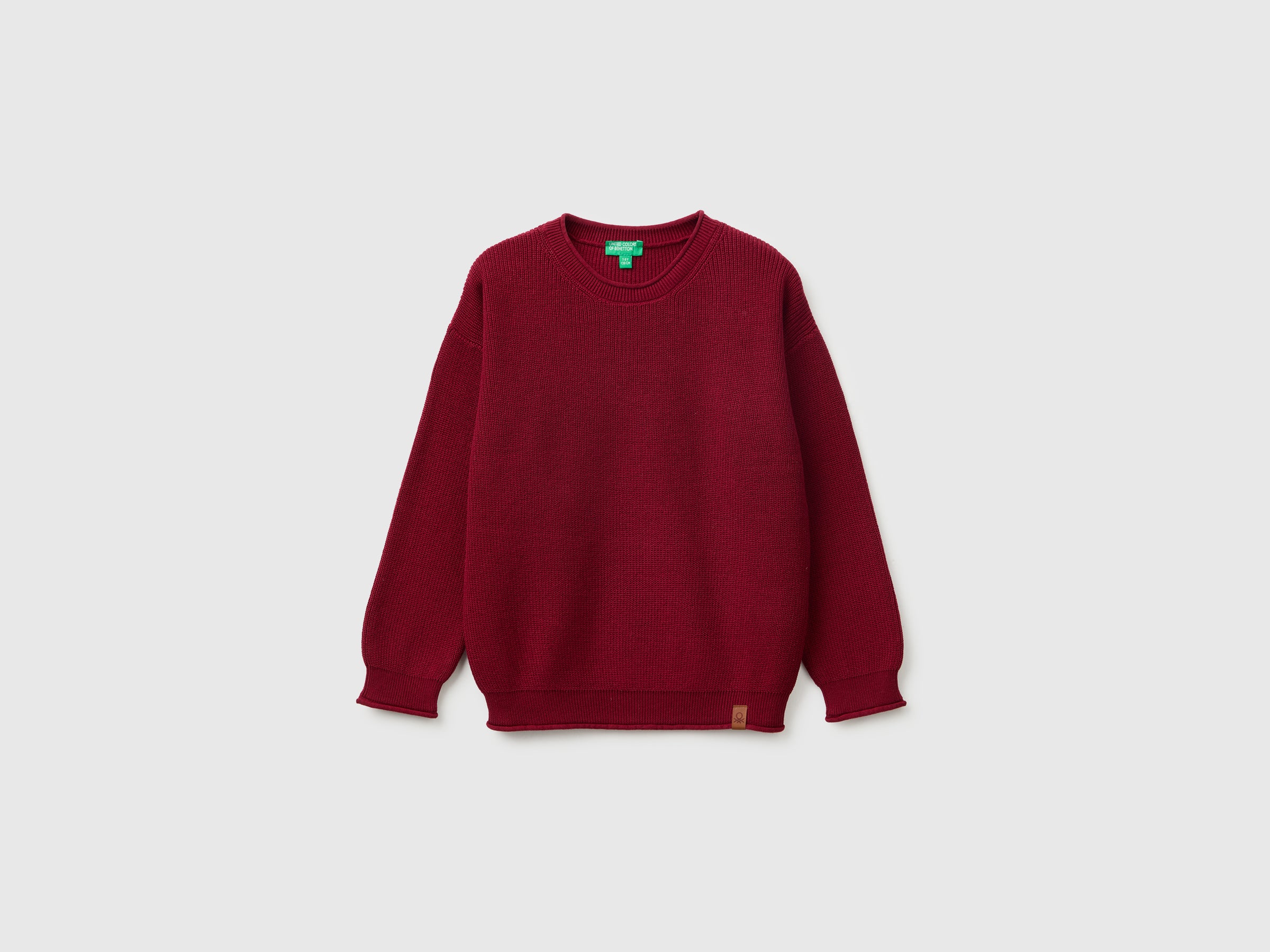 United Colors of Benetton Maglione Cotone Puro Girocollo L