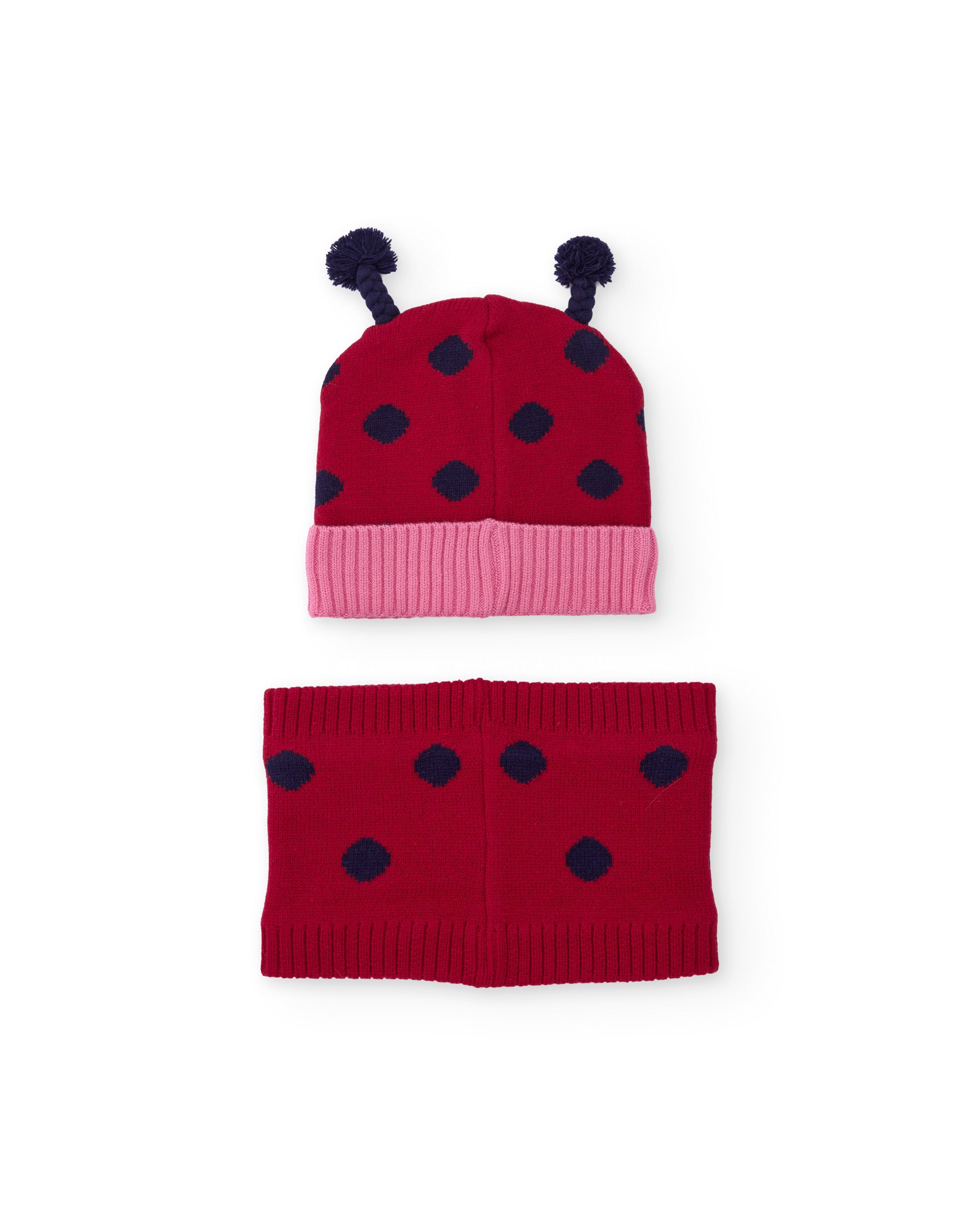 TucTuc Accessori set maglia bambina rosso 44 coccinella