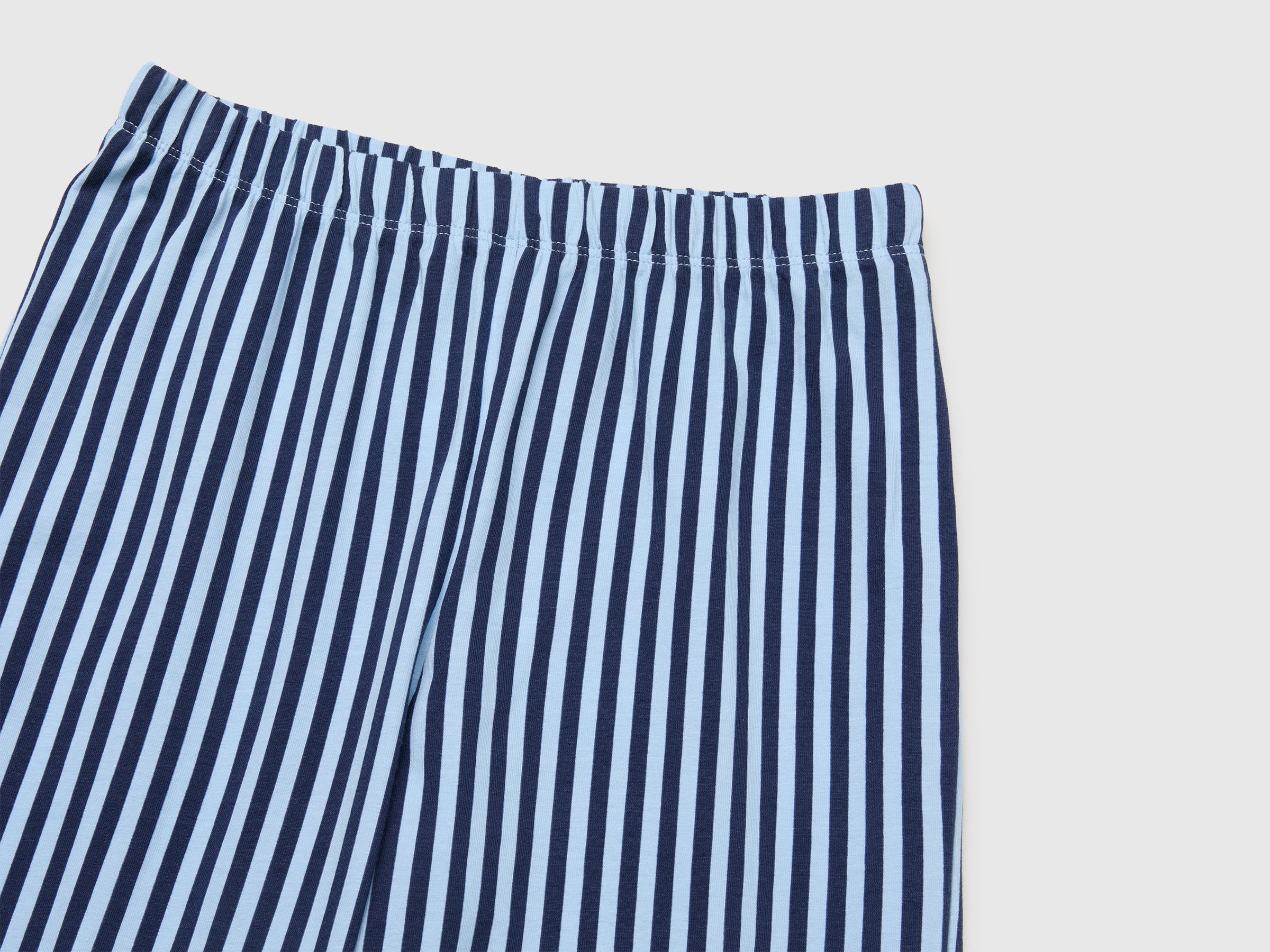 United Colors of Benetton Striped open pigiama cotone righe 7-8