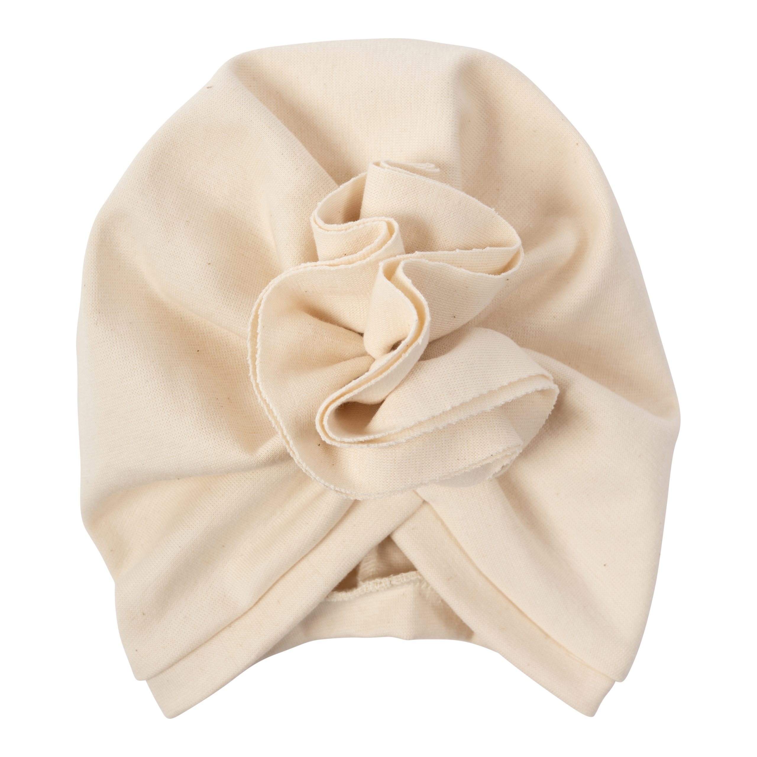 Woolly Organic Ruffle Turban Hat cappello bimba cotone bio