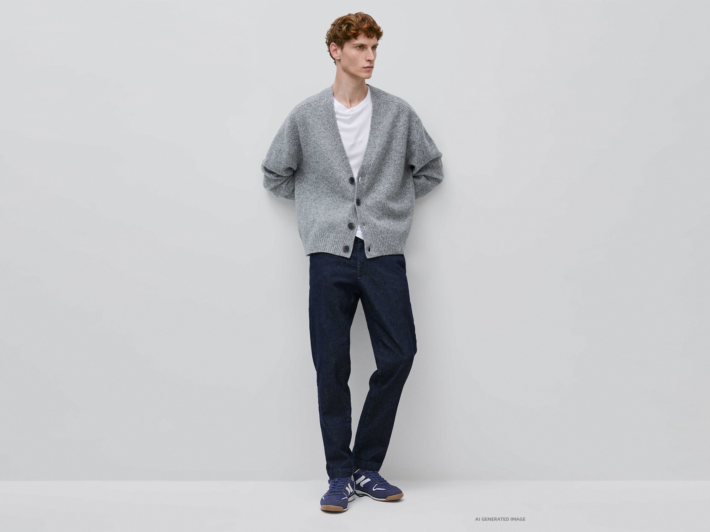 United Colors of Benetton Sweaters cardigan lana oversize bottoni
