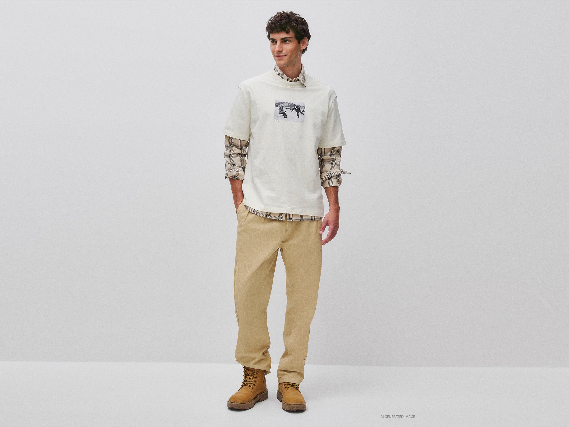 United Colors of Benetton T-shirt Cotone Organico Stampa Relaxed