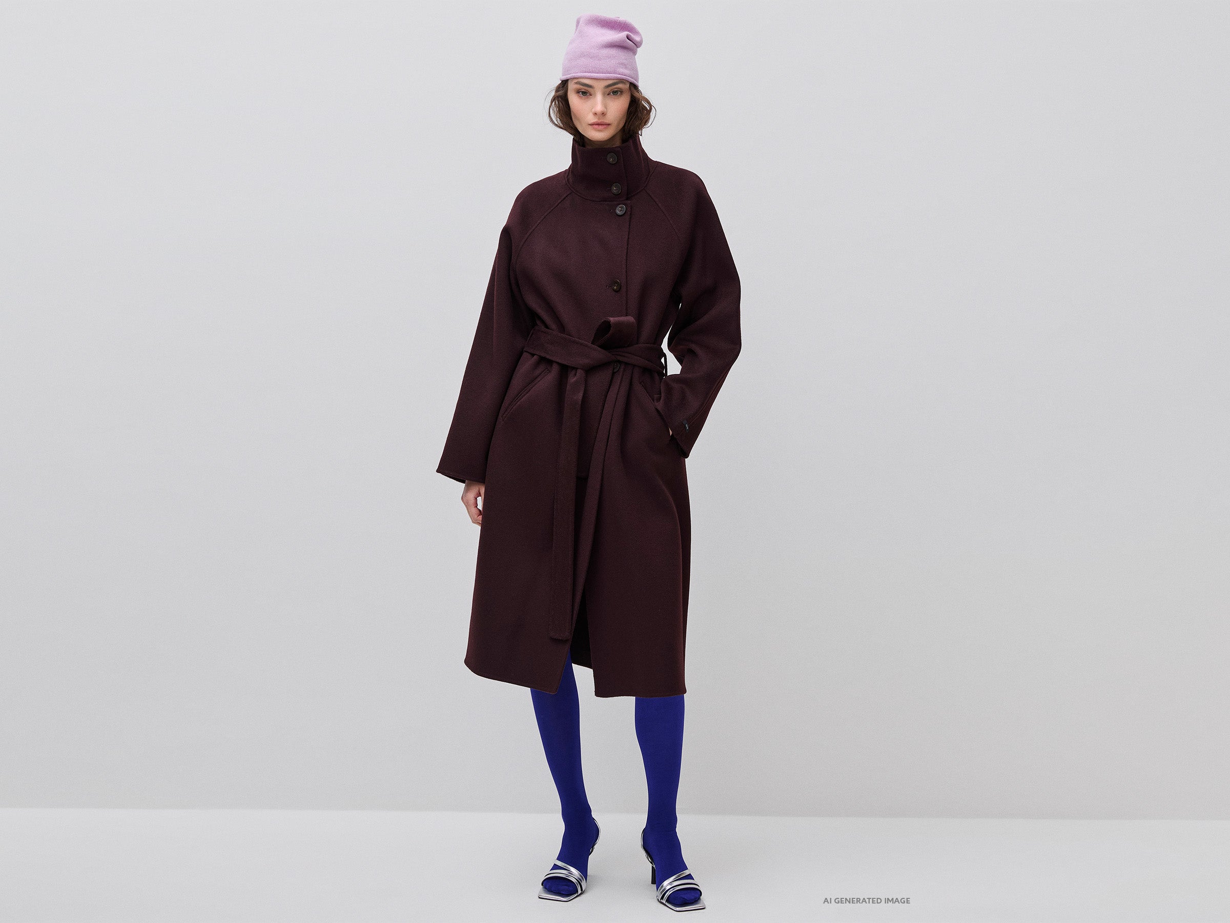 United Colors of Benetton Jackets cappotto lana cashmere lungo