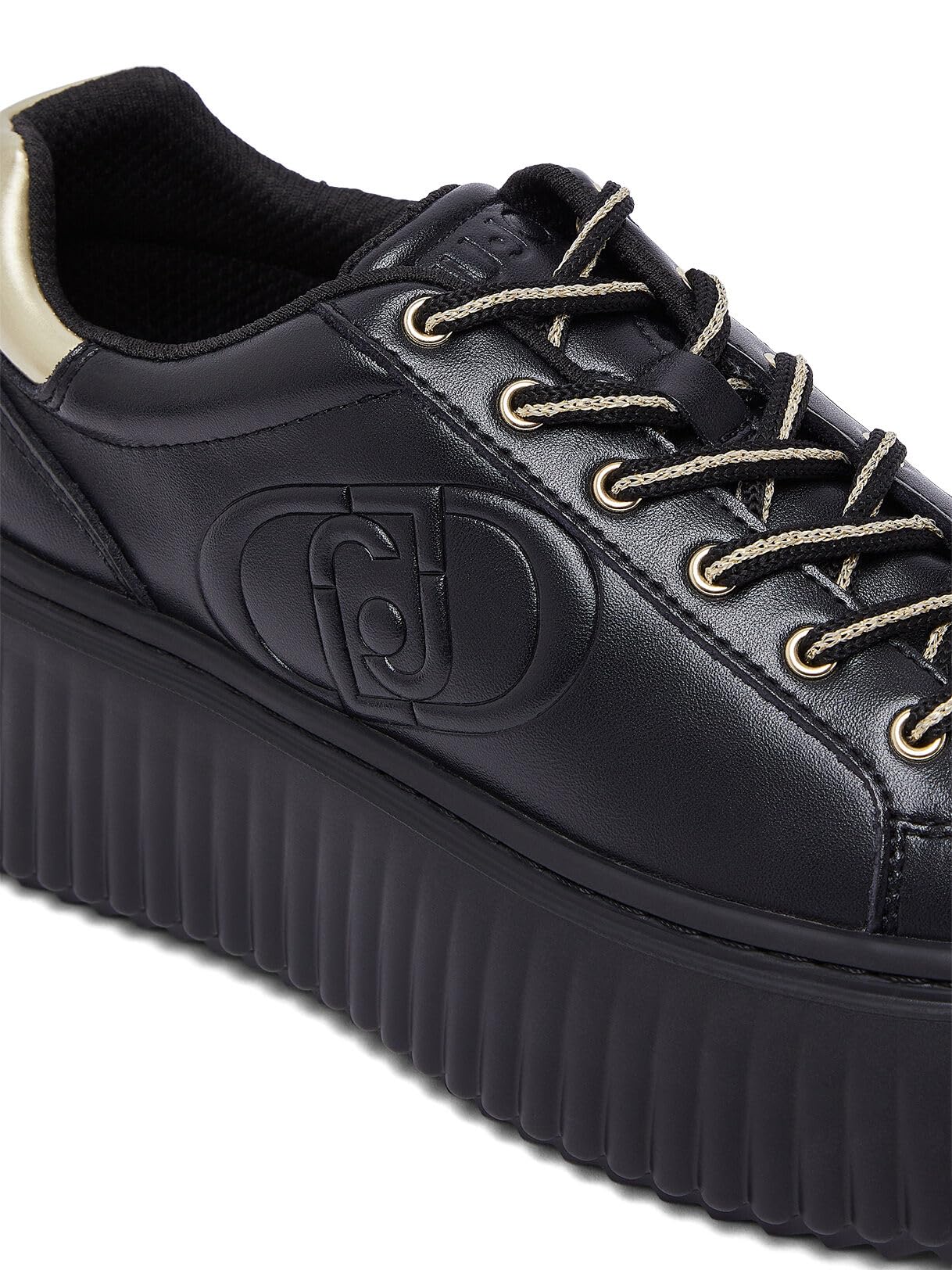 Liu Jo Sneakers Platform Pelle Donna Nero 38 EU