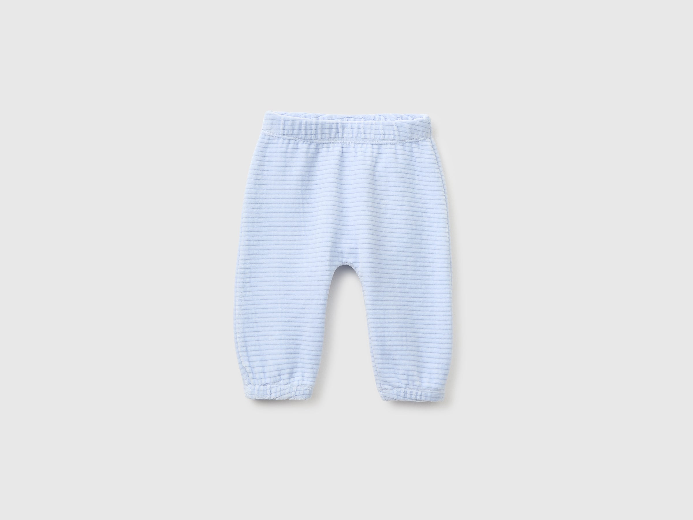 United Colors of Benetton pantaloni neonato ciniglia ricamo cotone