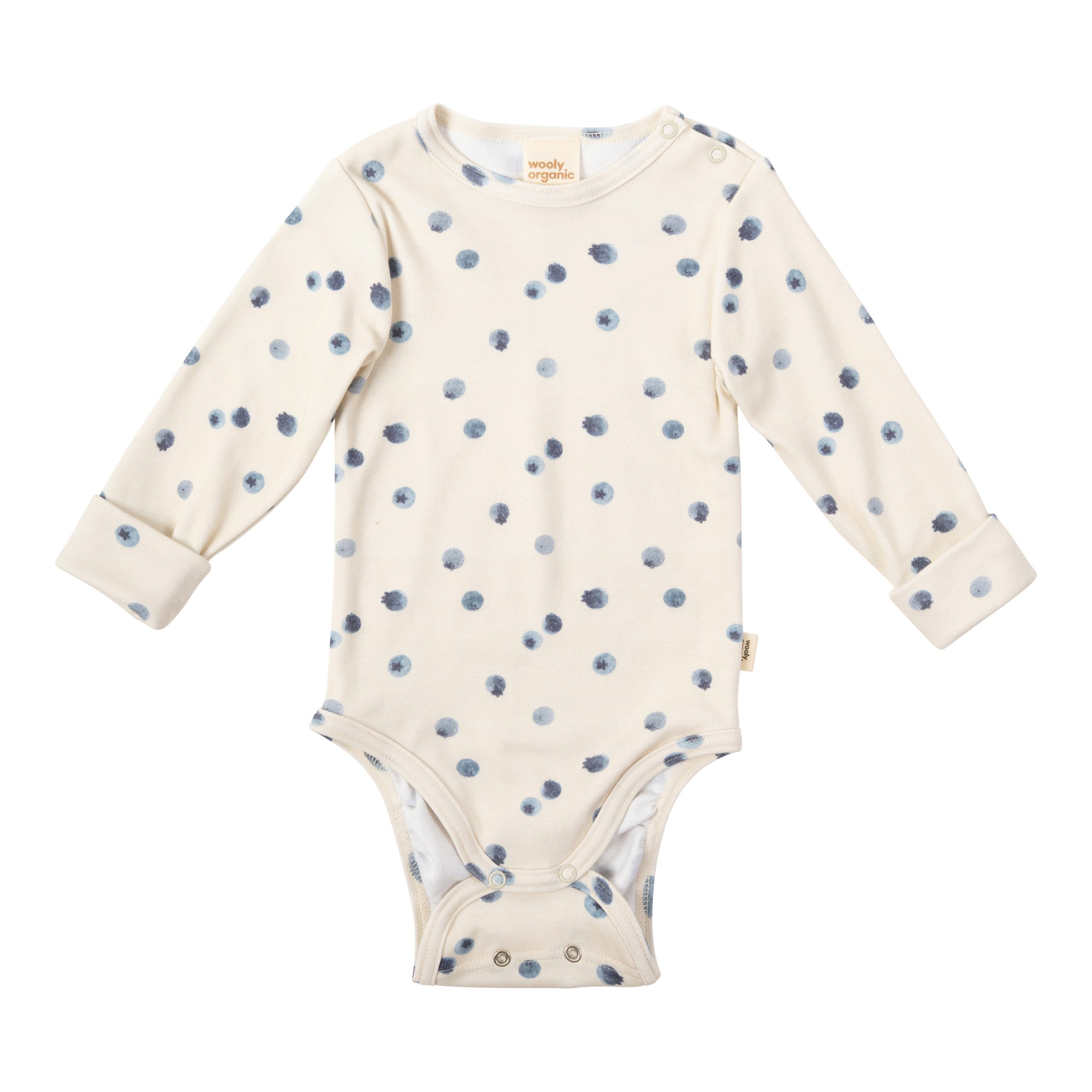 Woolly Organic Longsleeve Bodysuit body manica lunga cotone organico
