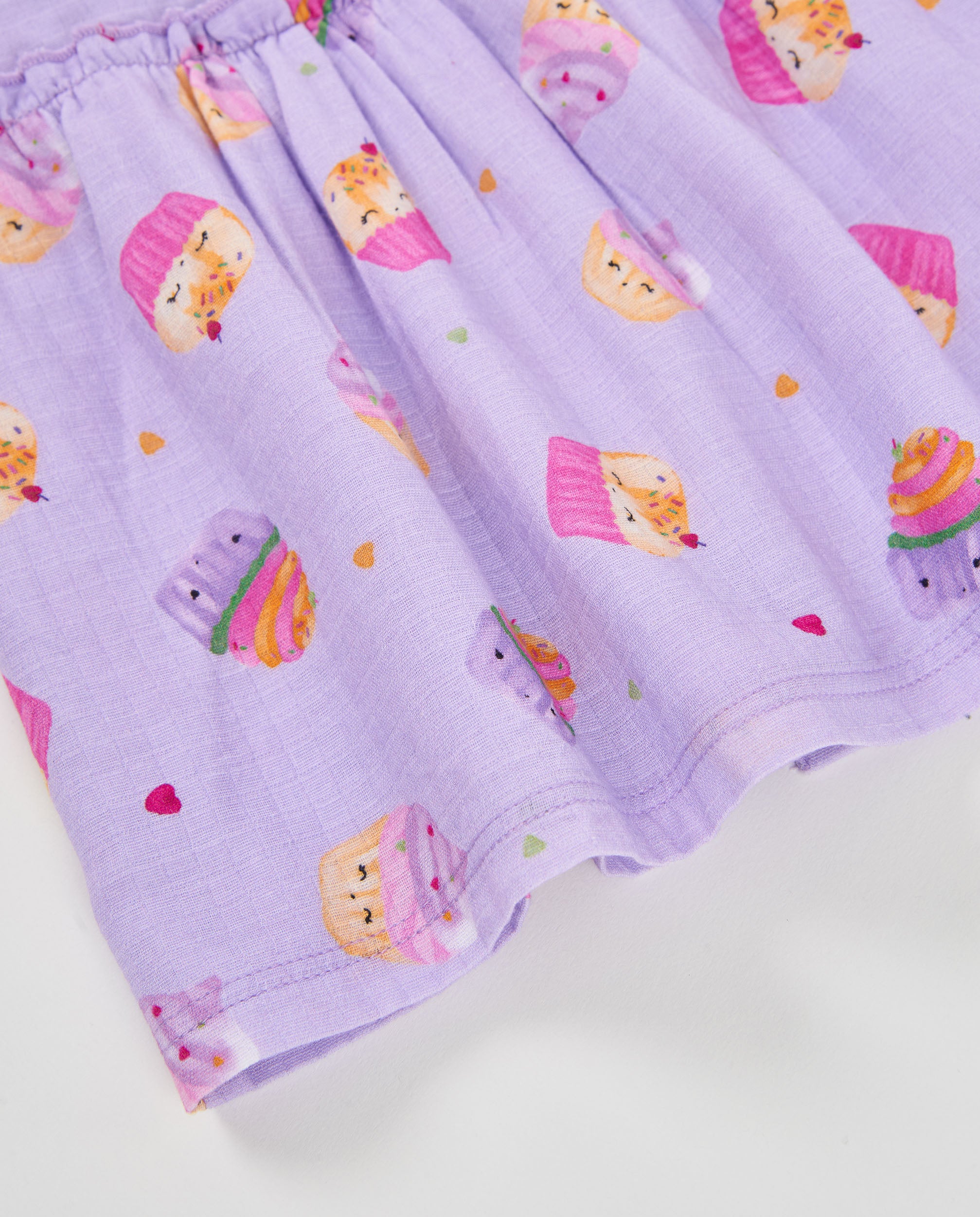 TucTuc Vestiti abitino neonata lilla stampa cupcake