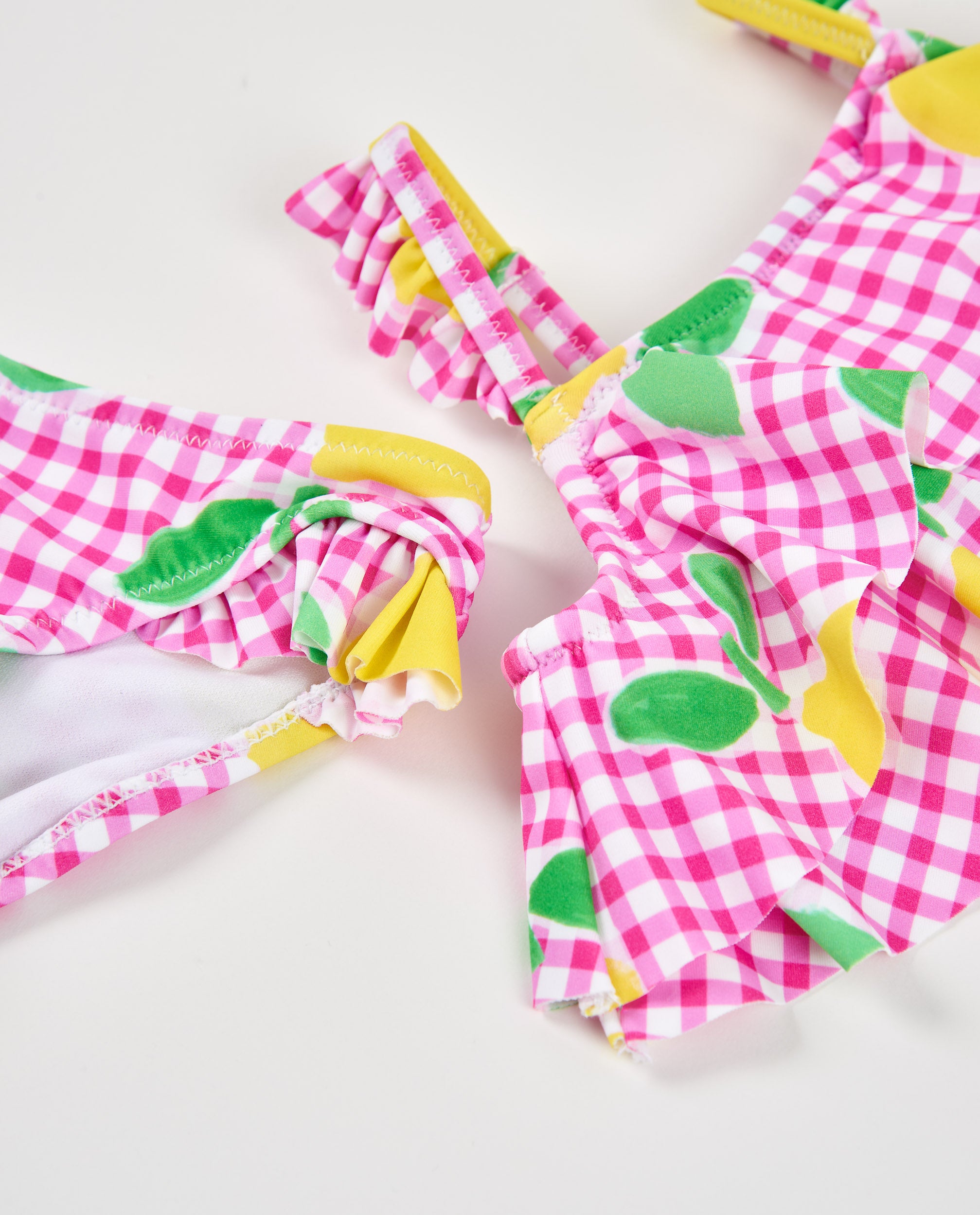 TucTuc Costumi Da Bagno Vichy bikini bambina rosa
