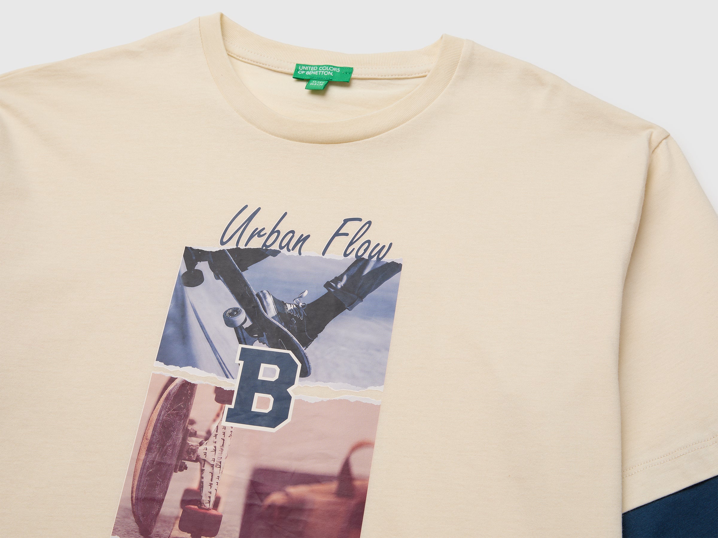 United Colors of Benetton Over-fit T-shirt maglietta cotone M