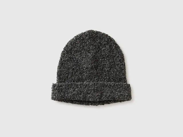 United Colors of Benetton Bouclé Cappello Lana OS