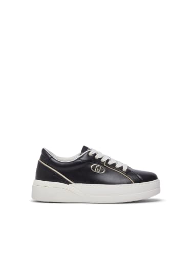 Liu Jo Sneakers Pelle Bianche 35 con Logo Monogram