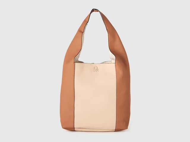United Colors of Benetton borsa hobo reversibile taglia OS