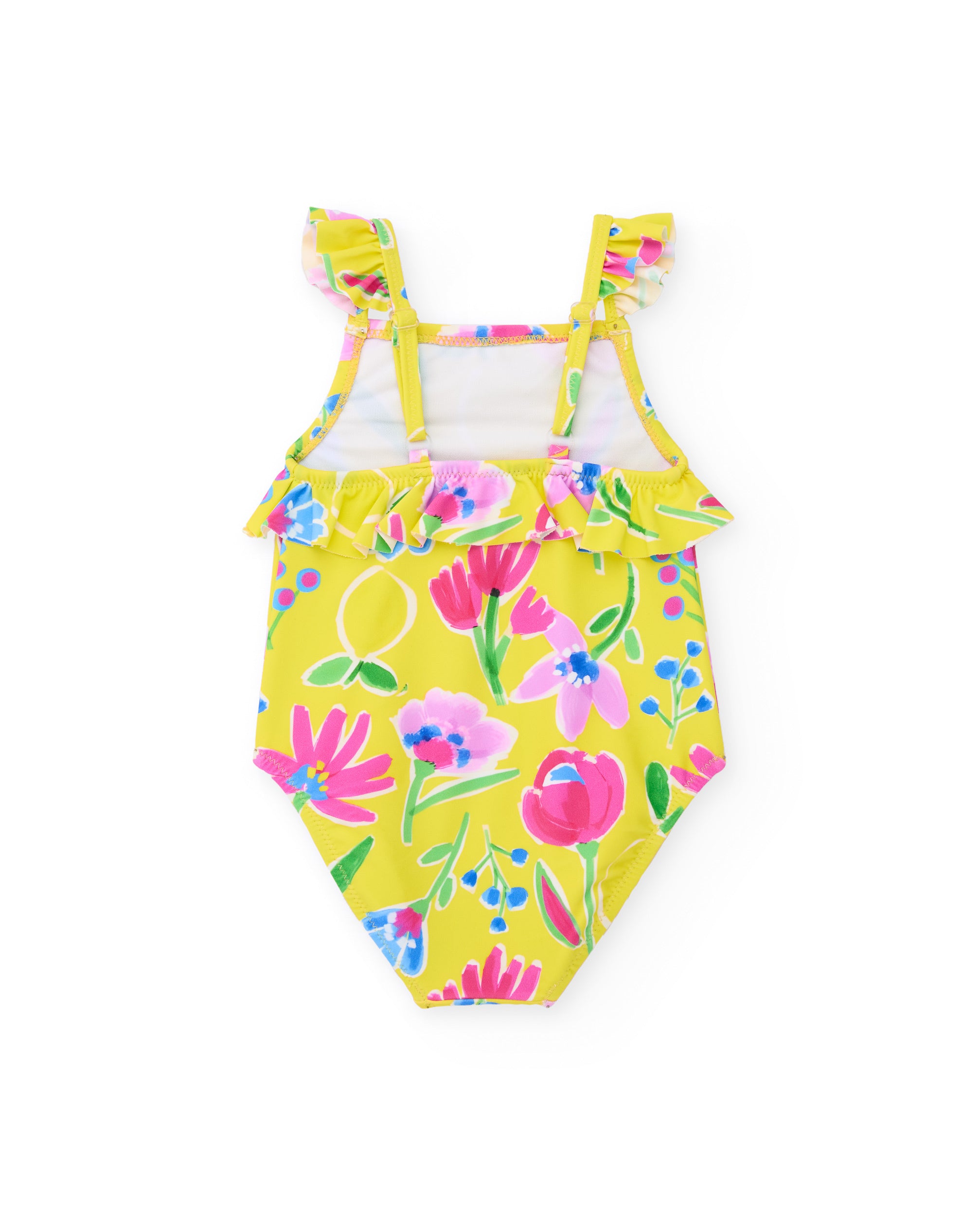TucTuc Costumi Da Bagno Costume bambina giallo floreale