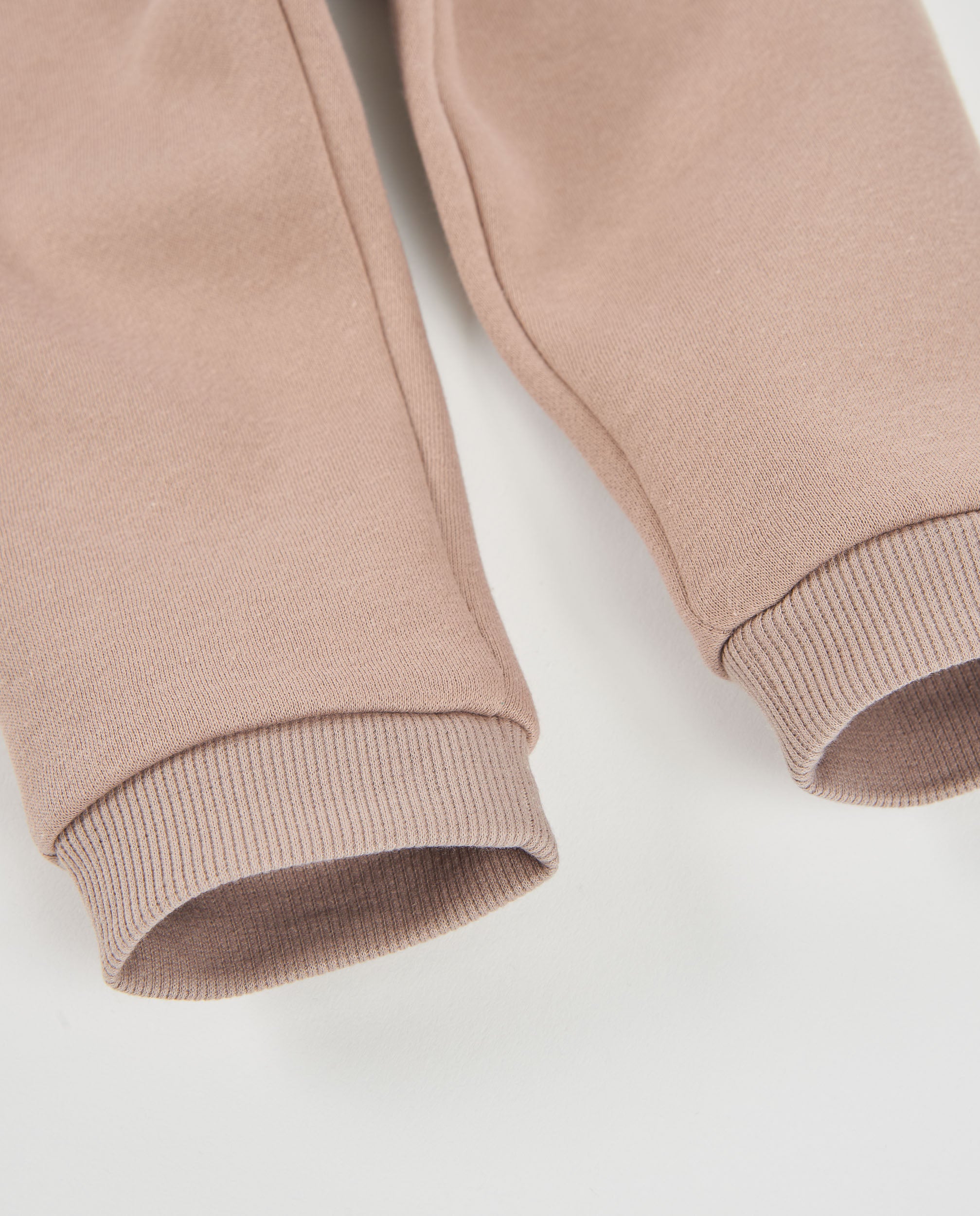 TucTuc Pantaloni felpa bimbo beige vita elasticizzata comoda