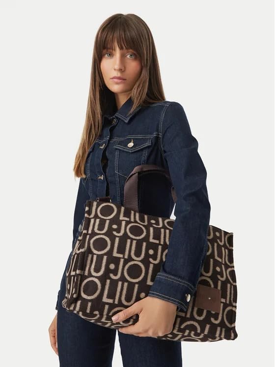 Liu Jo Borse 2F6037 T2742 shopper T. Moro logo