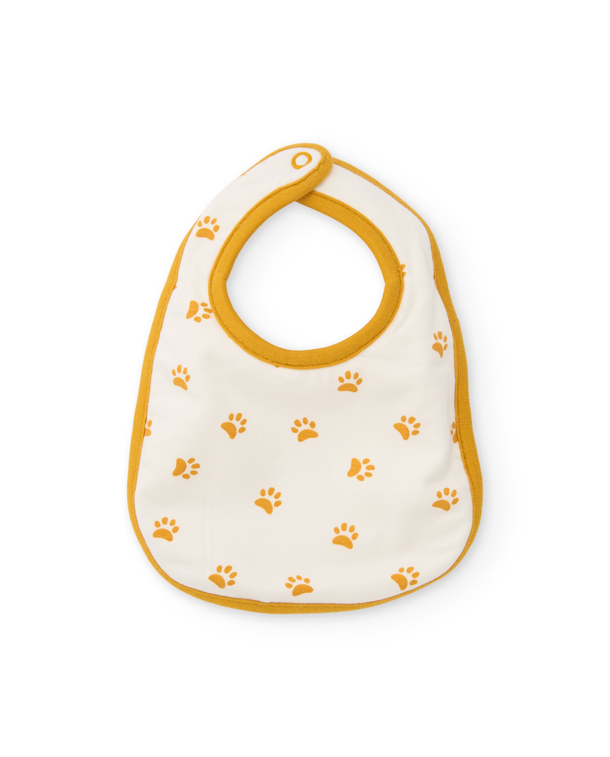 TucTuc Accessori set 2 bavaglini neonato senape cotone