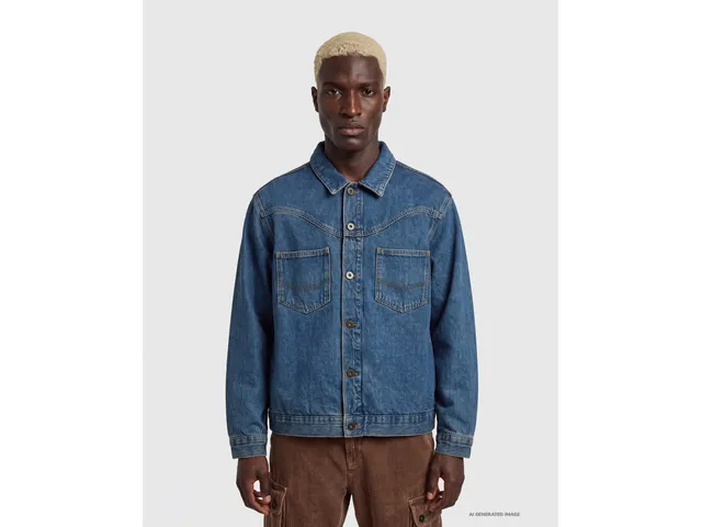 United Colors of Benetton Vintage Giacca Denim Cotone