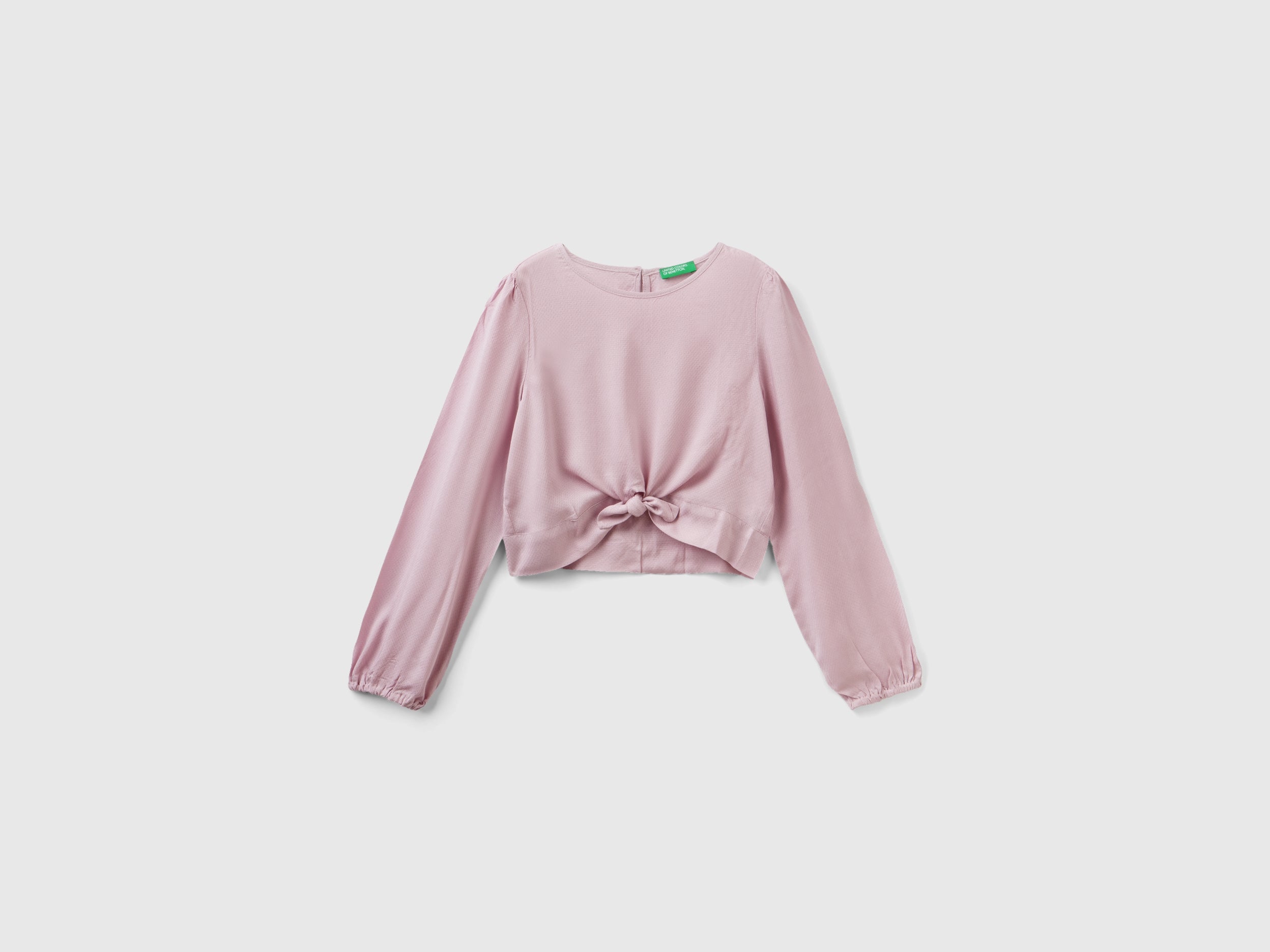 United Colors of Benetton camicetta crop nodo lurex taglia S-XXXL