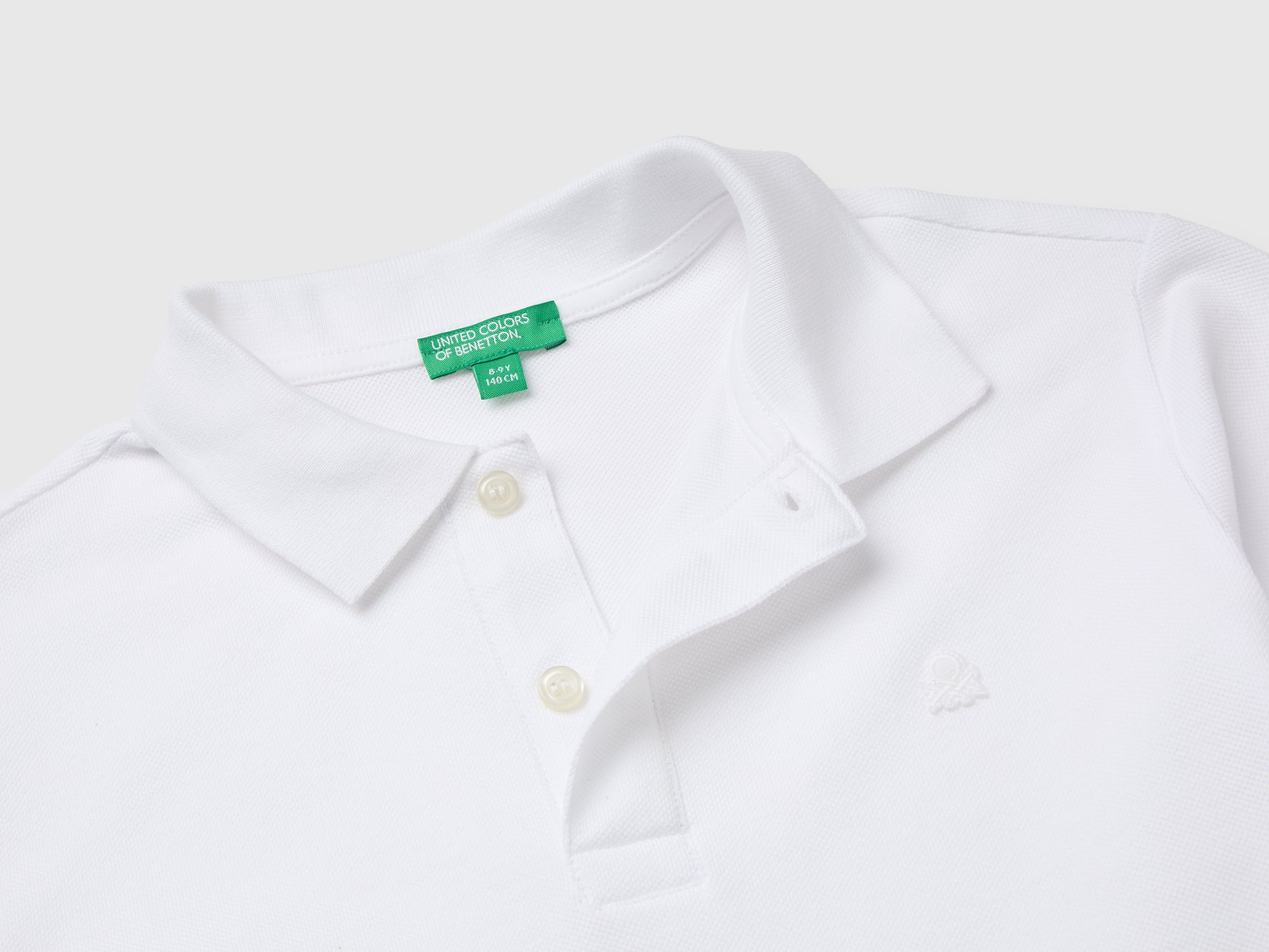 United Colors of Benetton Polos Polo cotone bio manica lunga
