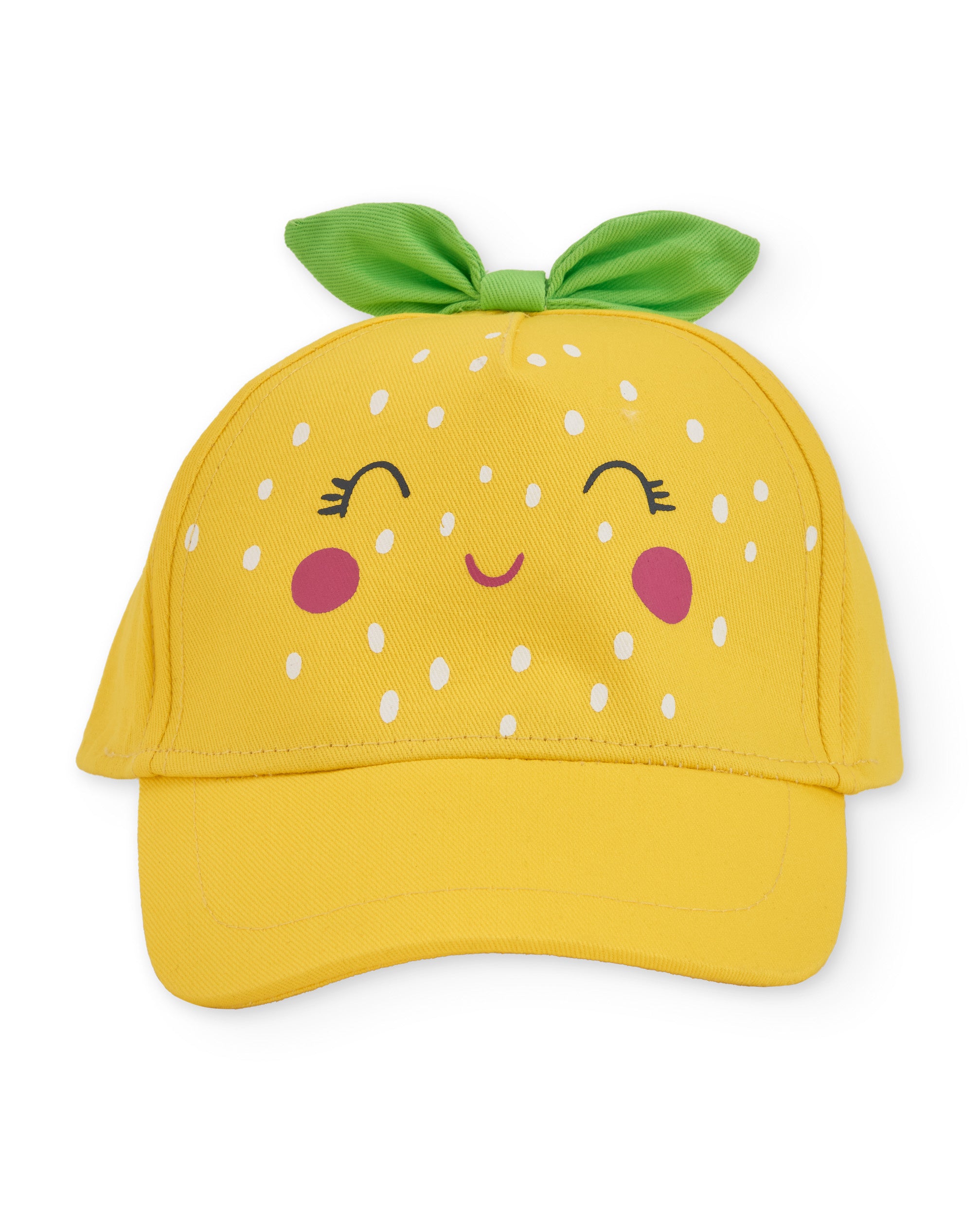 TucTuc Accessori cappellino bambina sole giallo foglie