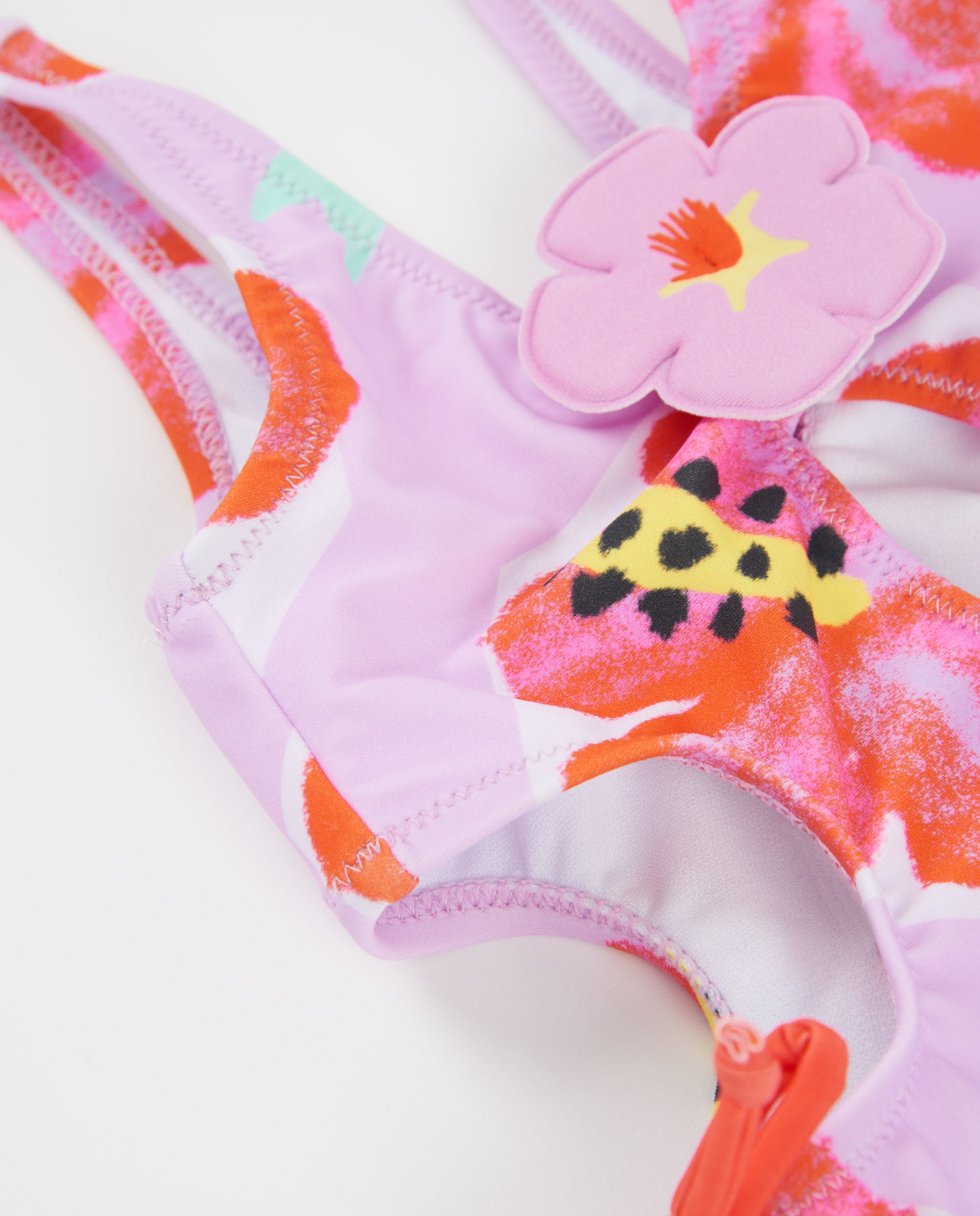 TucTuc Costumi Da Bagno costume bambina rosa fiori
