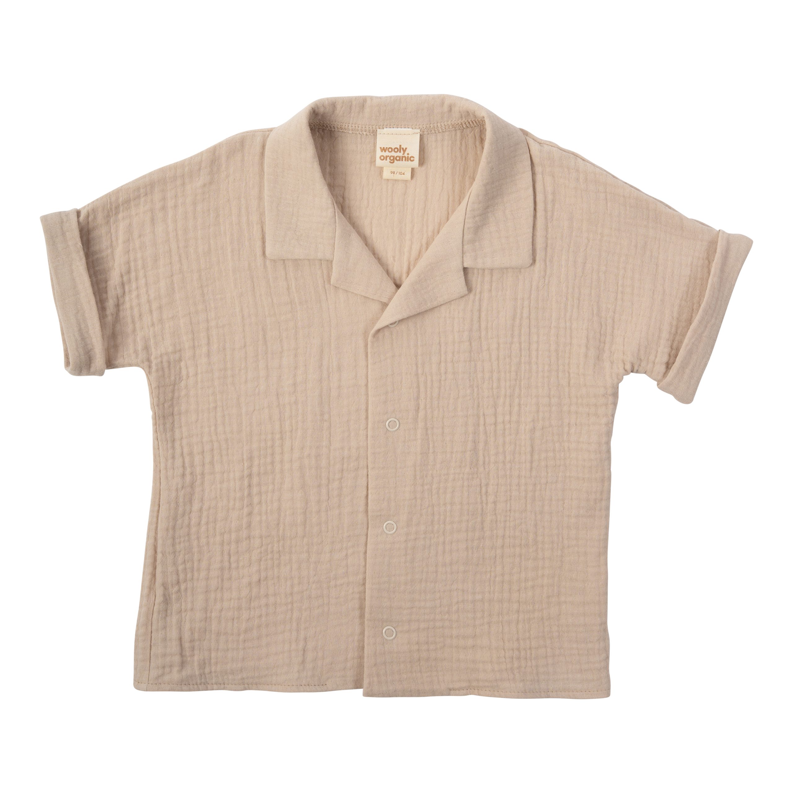 Woolly Organic Muslin Kids Shirt camicia bambino cotone bio