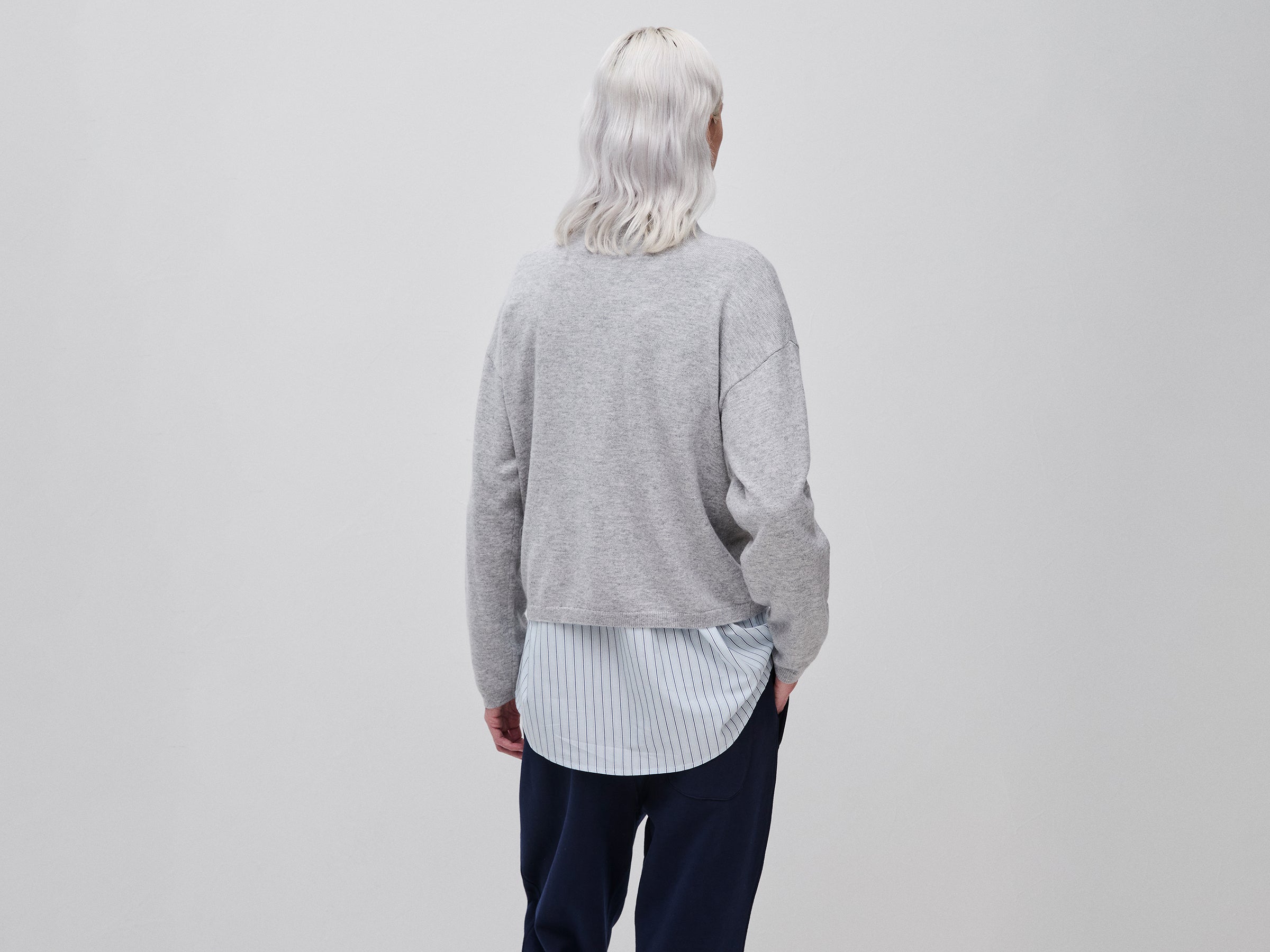 United Colors of Benetton Maglione Lana e Cashmere Scollo Rouches