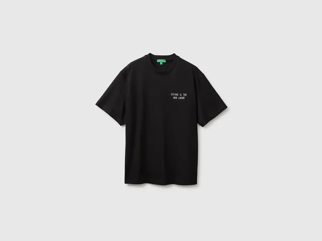 United Colors of Benetton T-Shirts T-shirt stampa cotone bio M