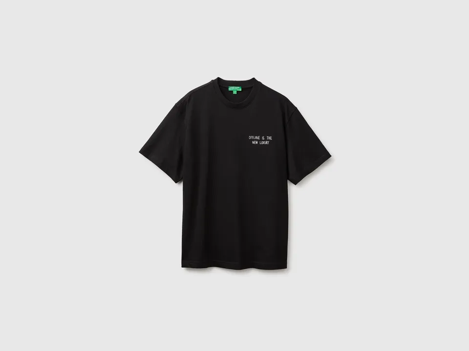 United Colors of Benetton T-Shirts T-shirt stampa cotone bio M