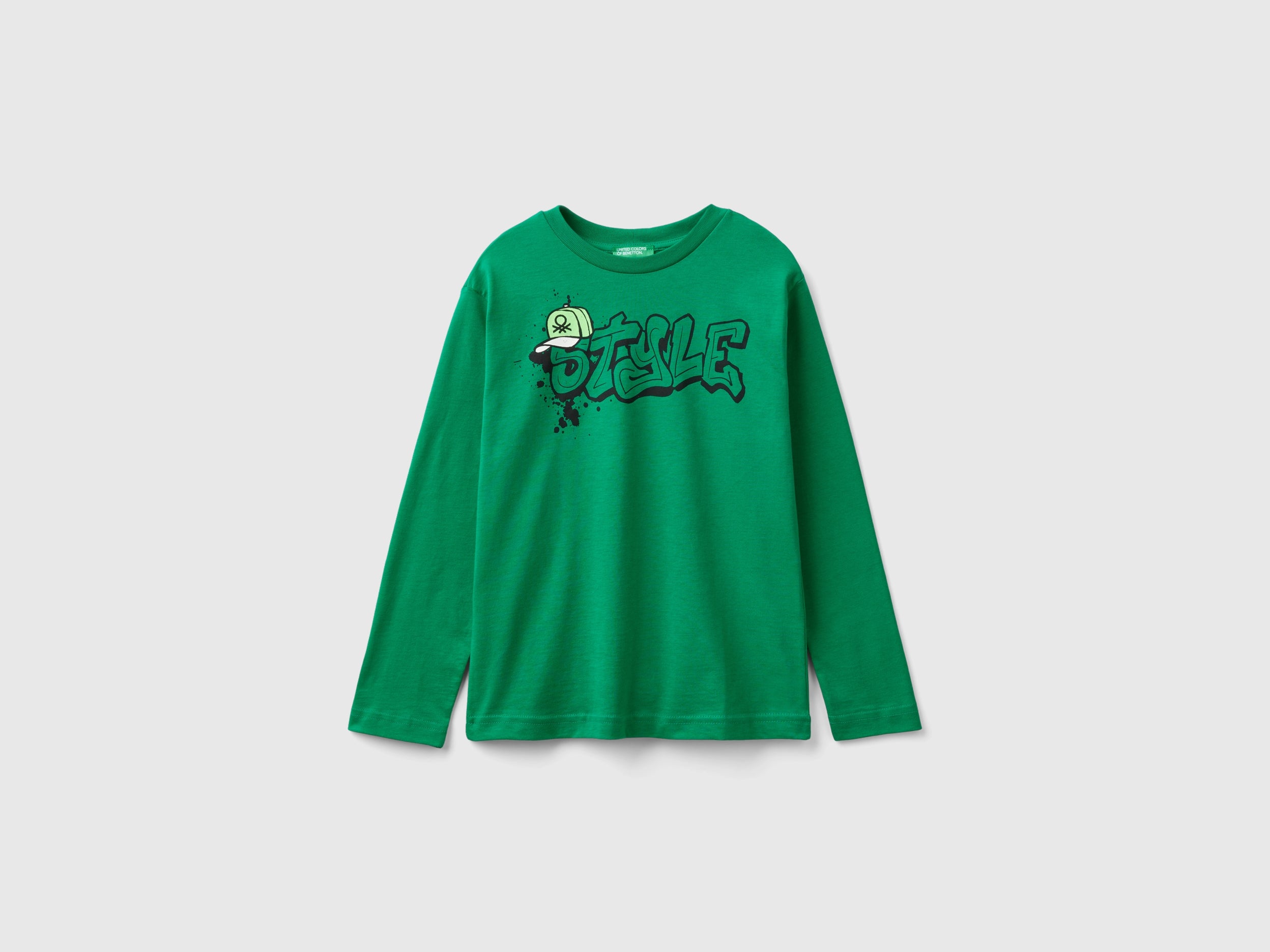United Colors of Benetton Long sleeve organic maglia cotone S